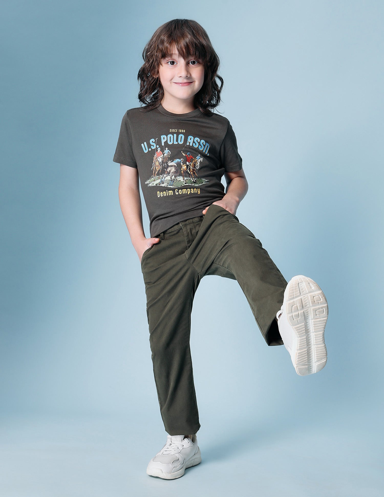 Boys Pure Cotton Twill Trousers