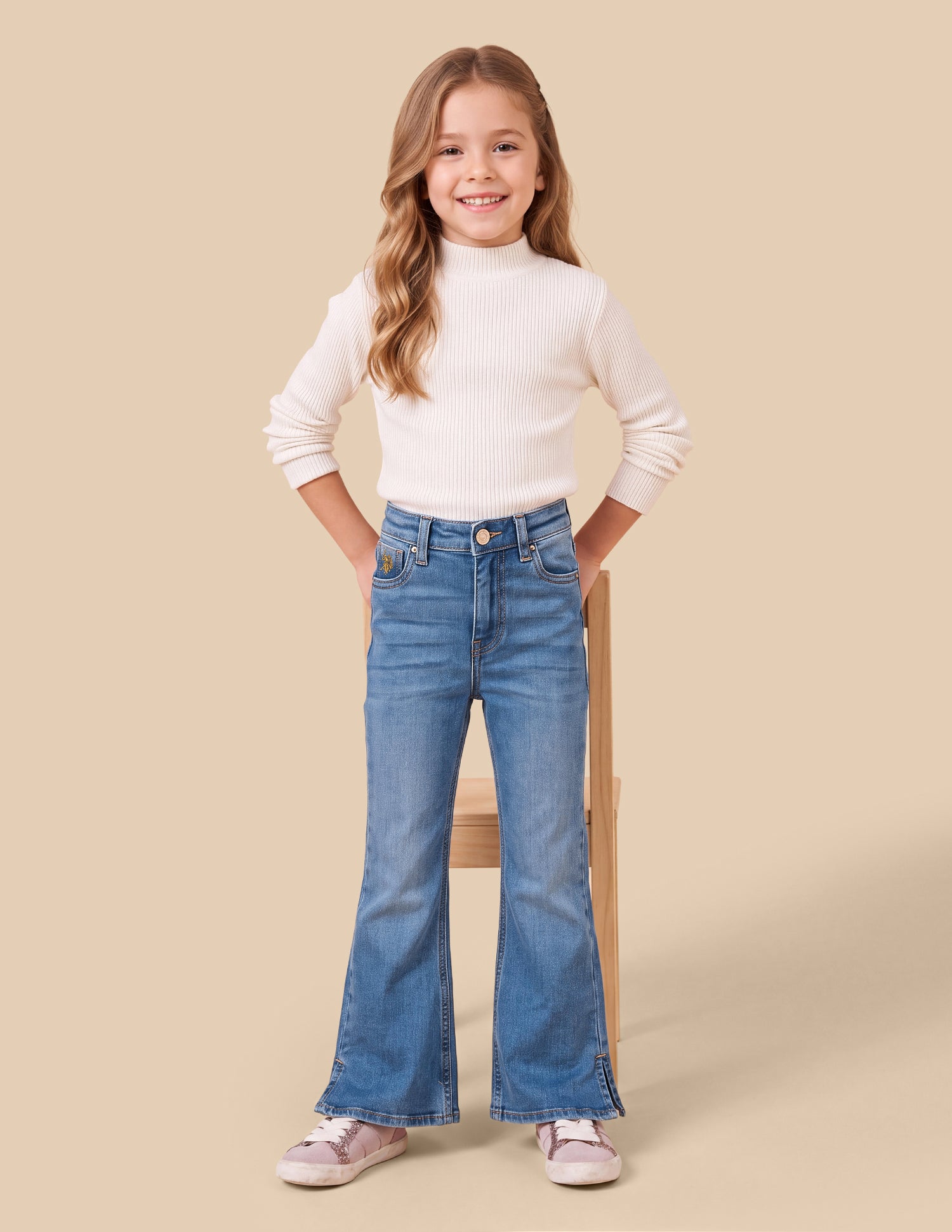 Bootcut Fit Blue Jeans