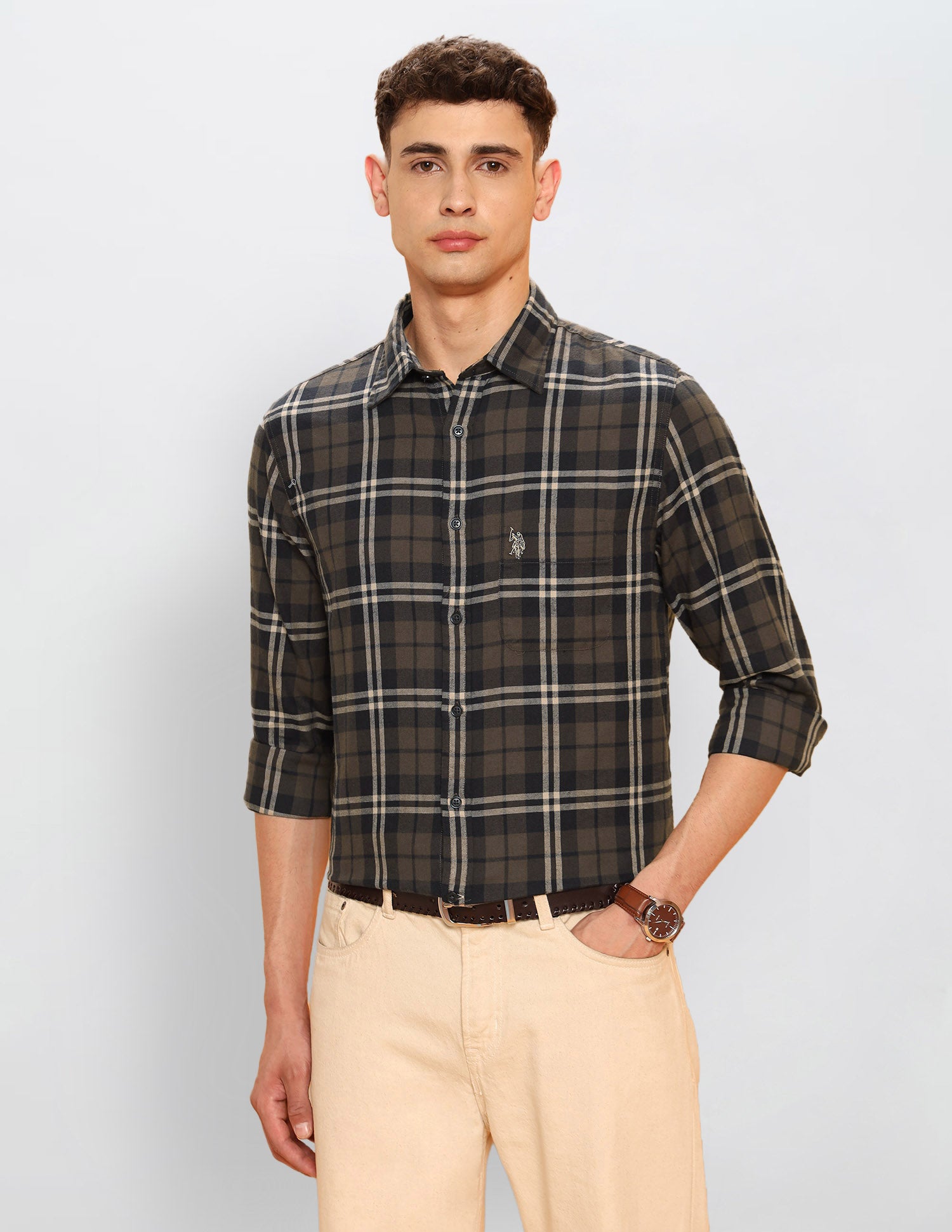 Tartan Checked Regular Fit Shirt