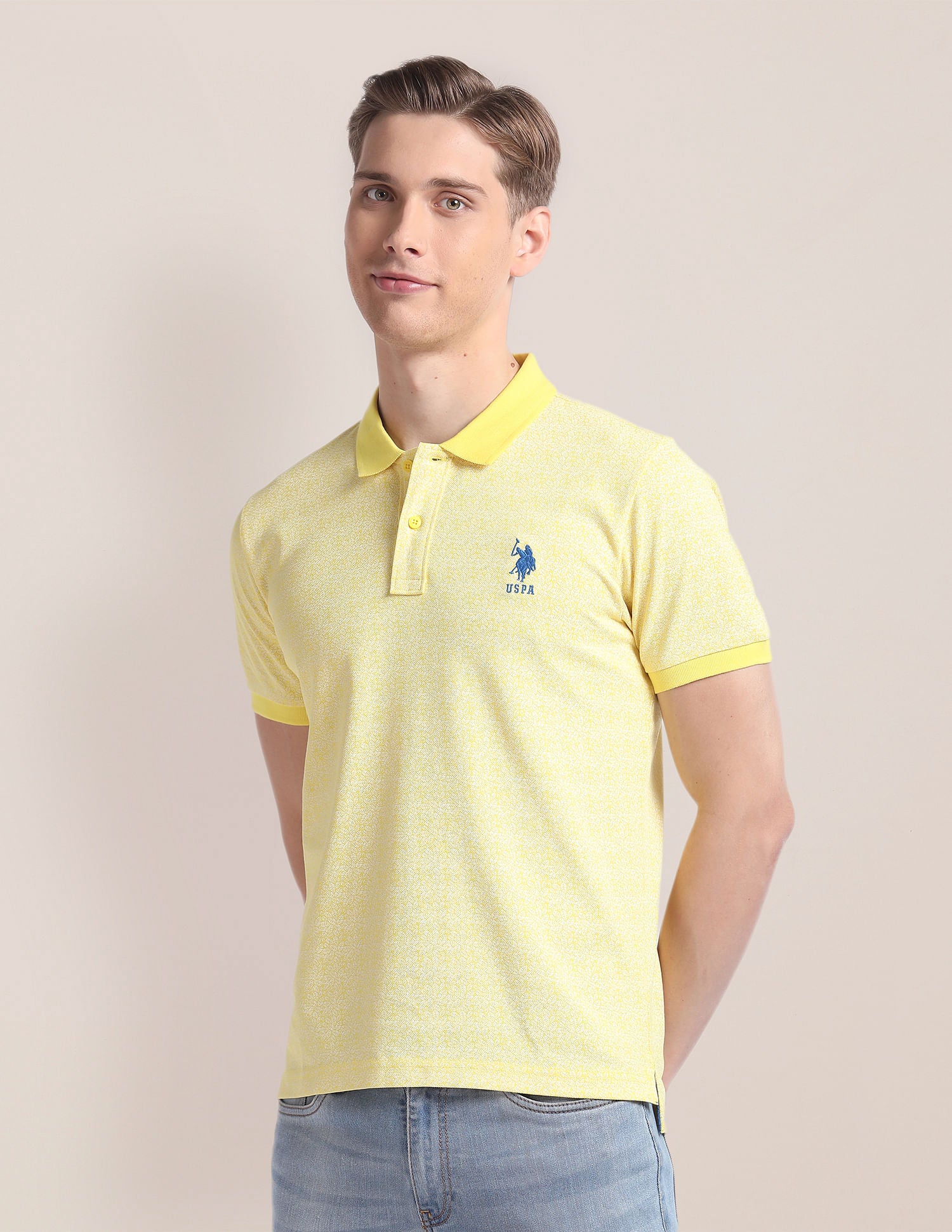 Tropical Print Slim Polo Shirt – U.S. Polo Assn. India