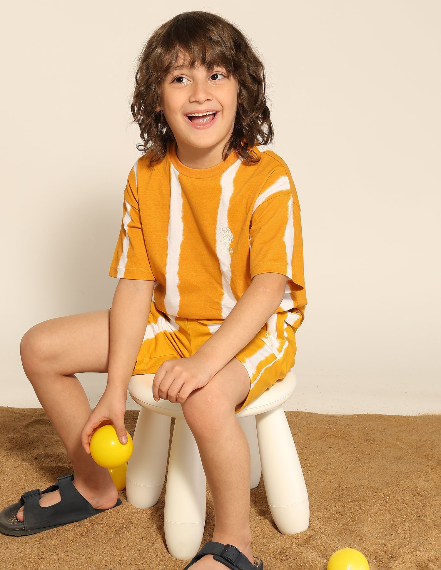 Boys All Over Printed Relaxed Fit T-Shirt