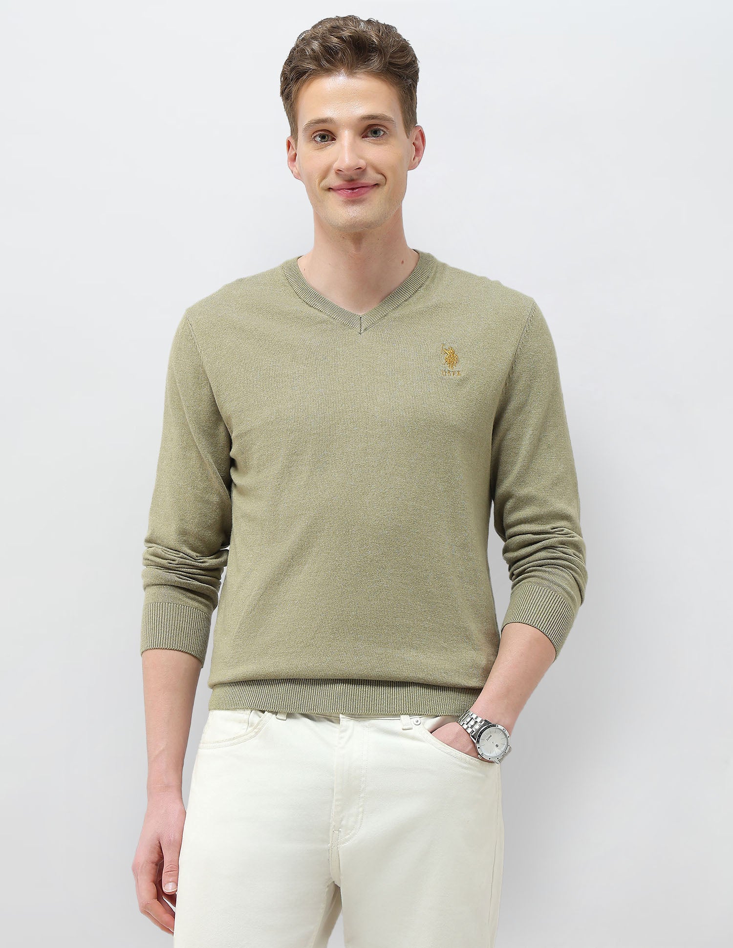 Heathered Regular Fit Sweater