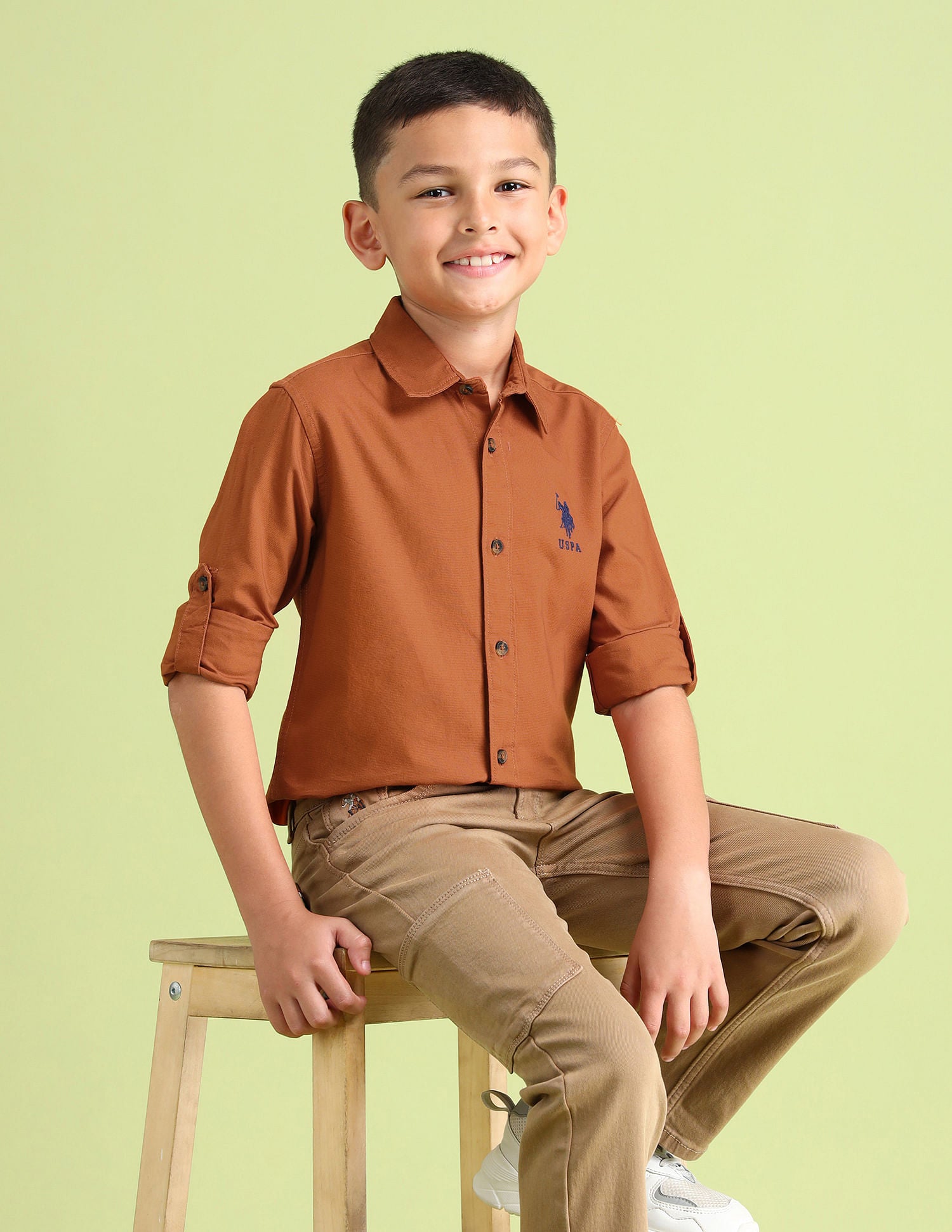 Dobby Regular Fit Solid Shirt