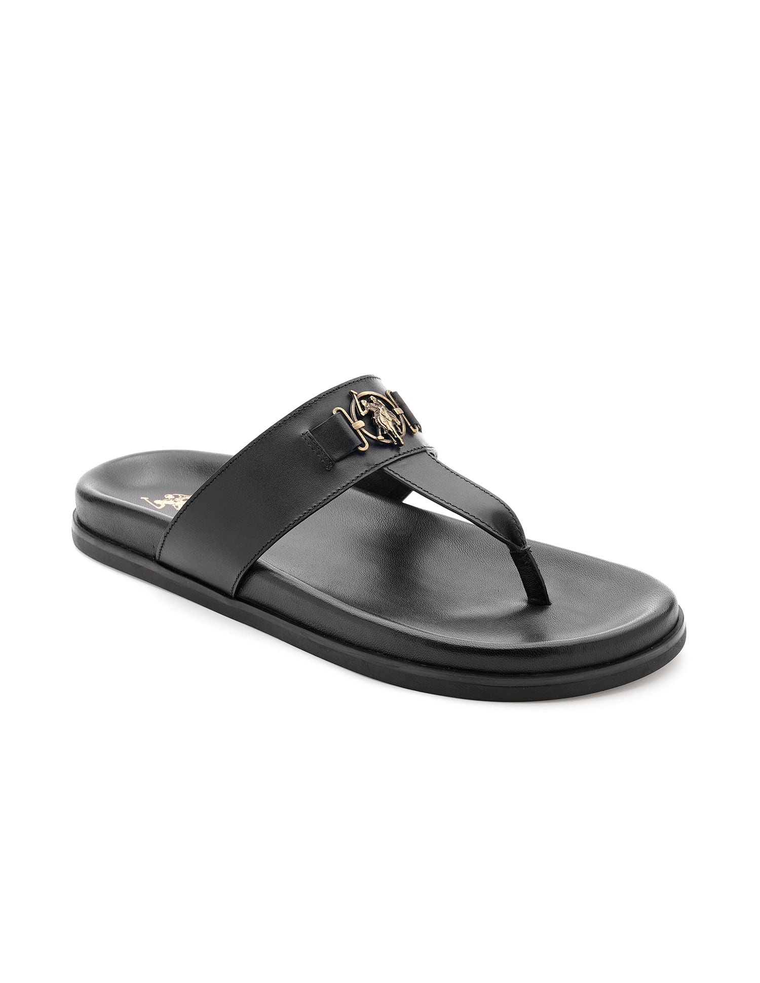 T-strap Rudi Sandals Black - U.S. Polo Assn. India | Large