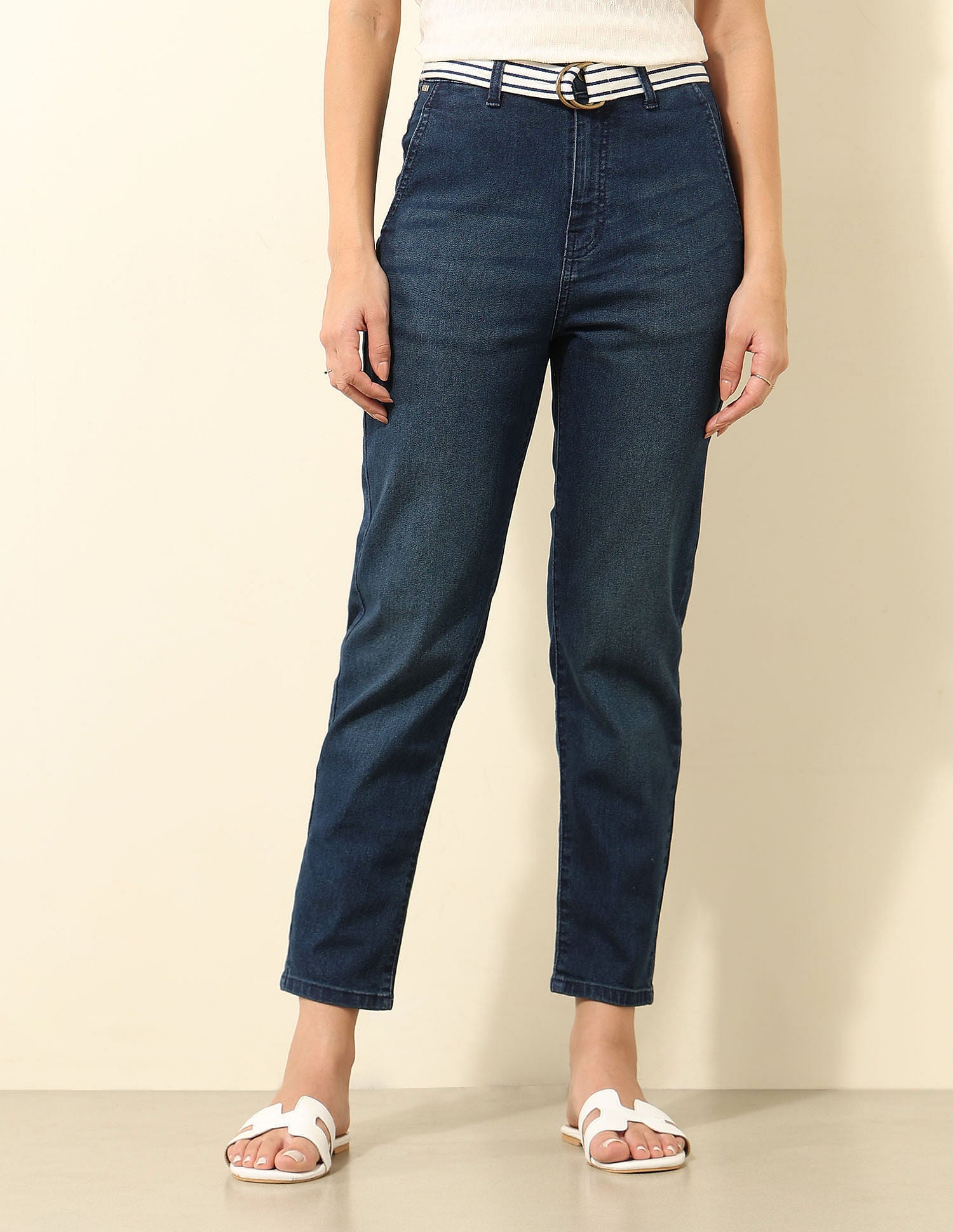 High Rise Mom Fit Jeans