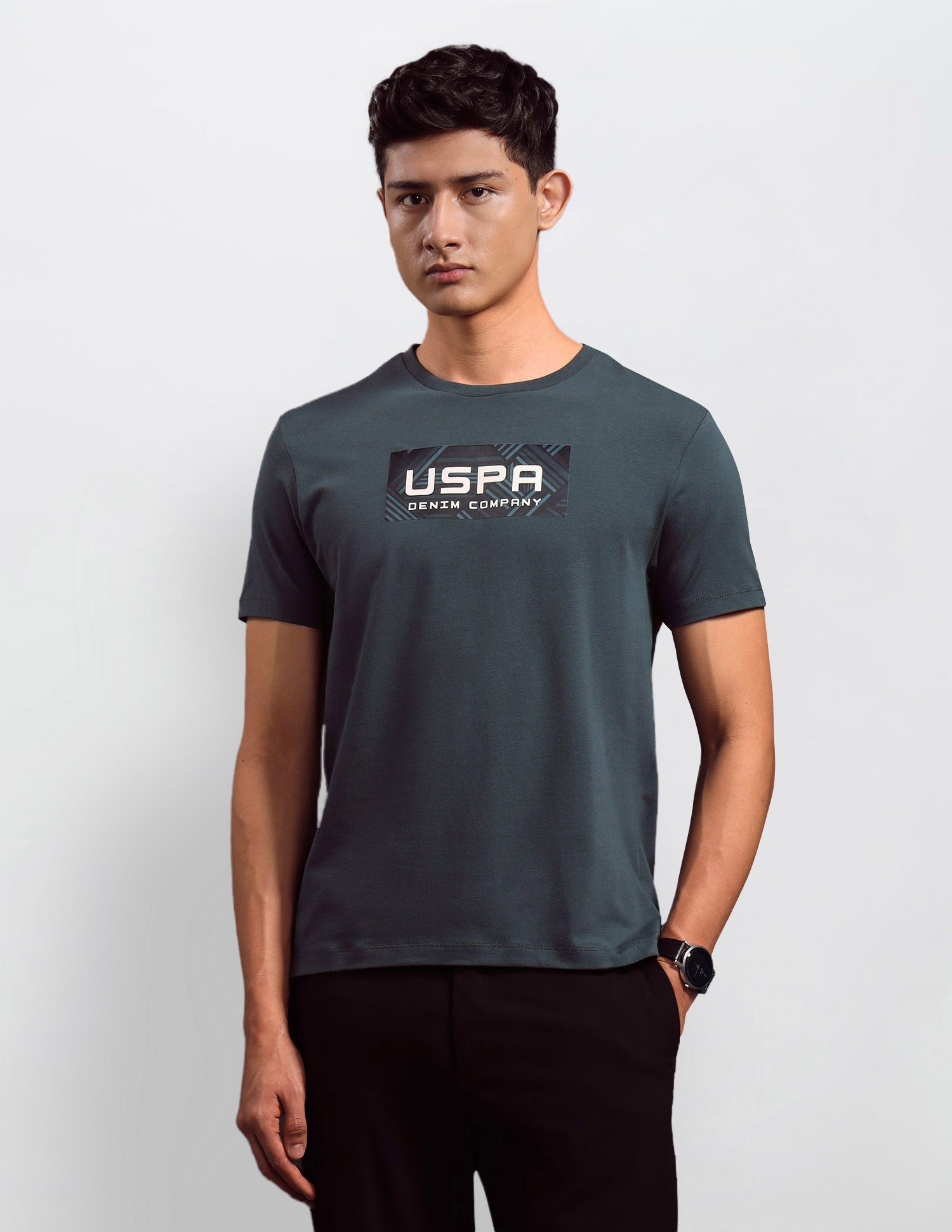 Brand Printed Regular Fit T-shirt