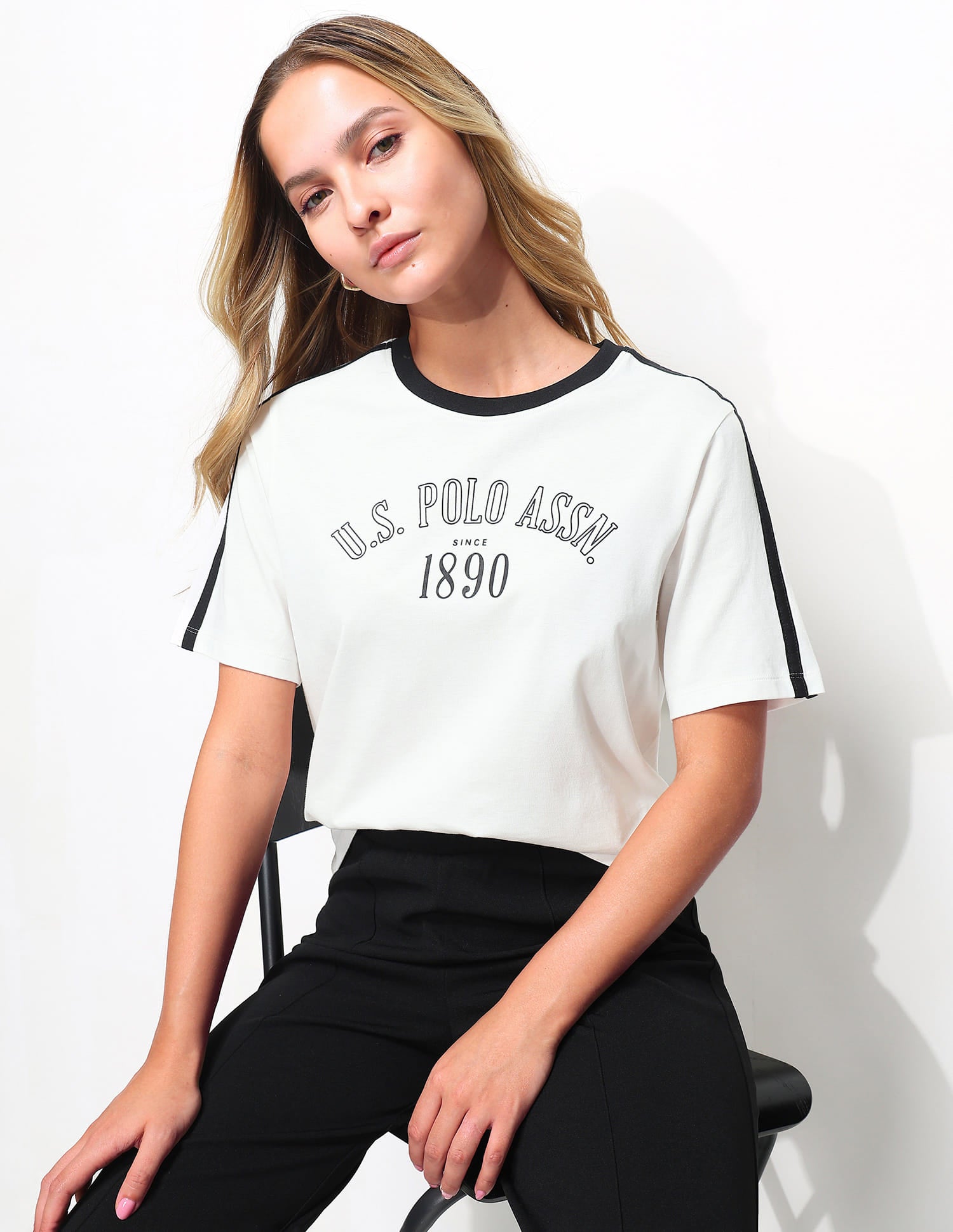 Relaxed Fit Brand Printed T-Shirt