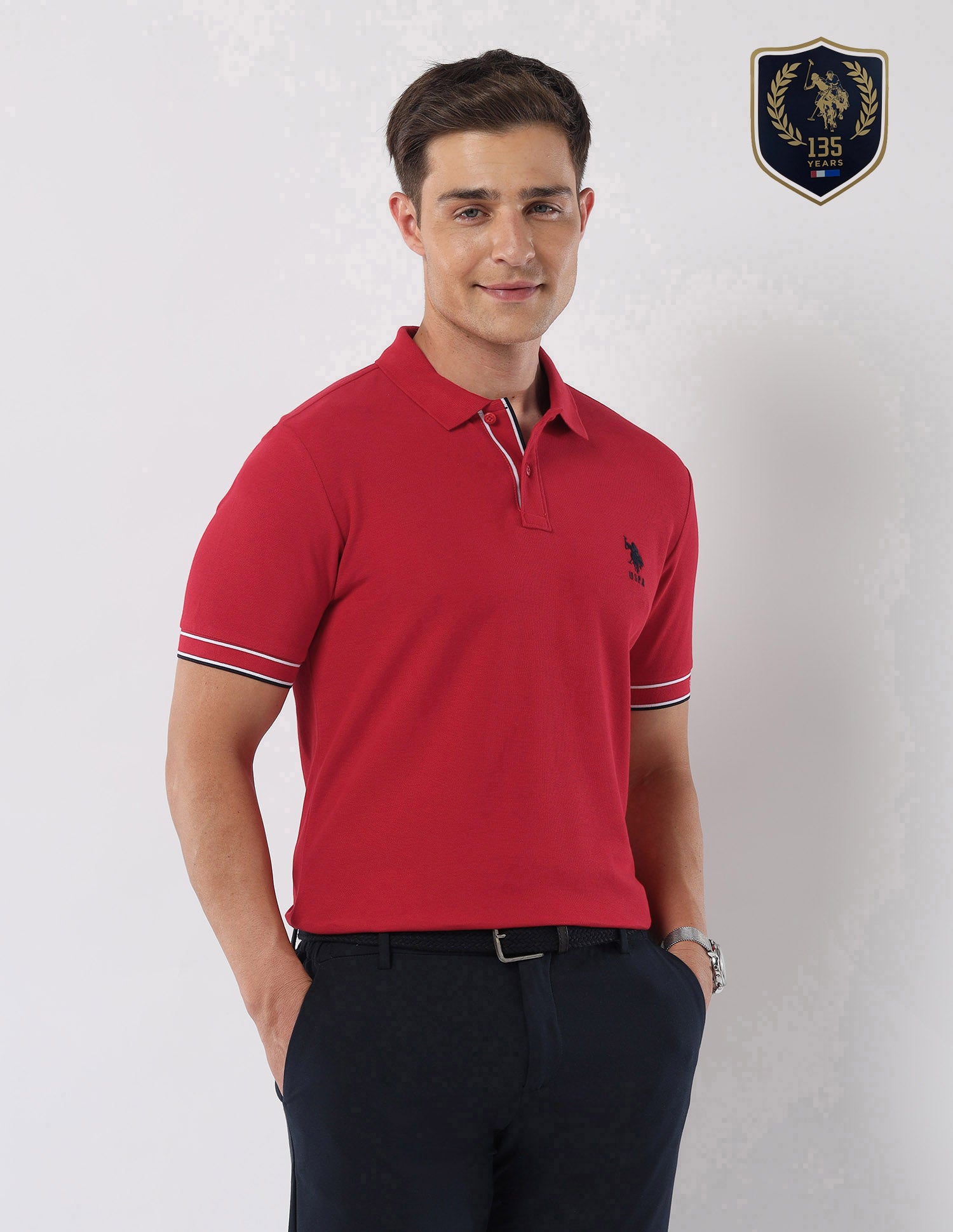 Solid 135 Anniversary Polo Shirt