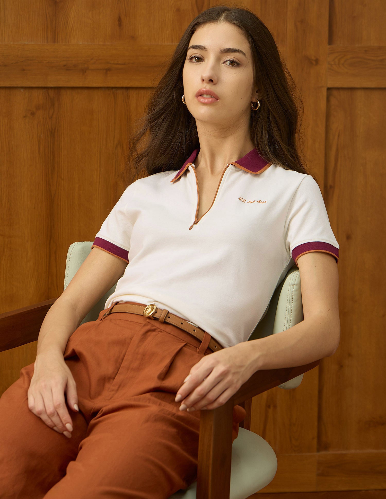 Regular Fit Solid Polo Shirt