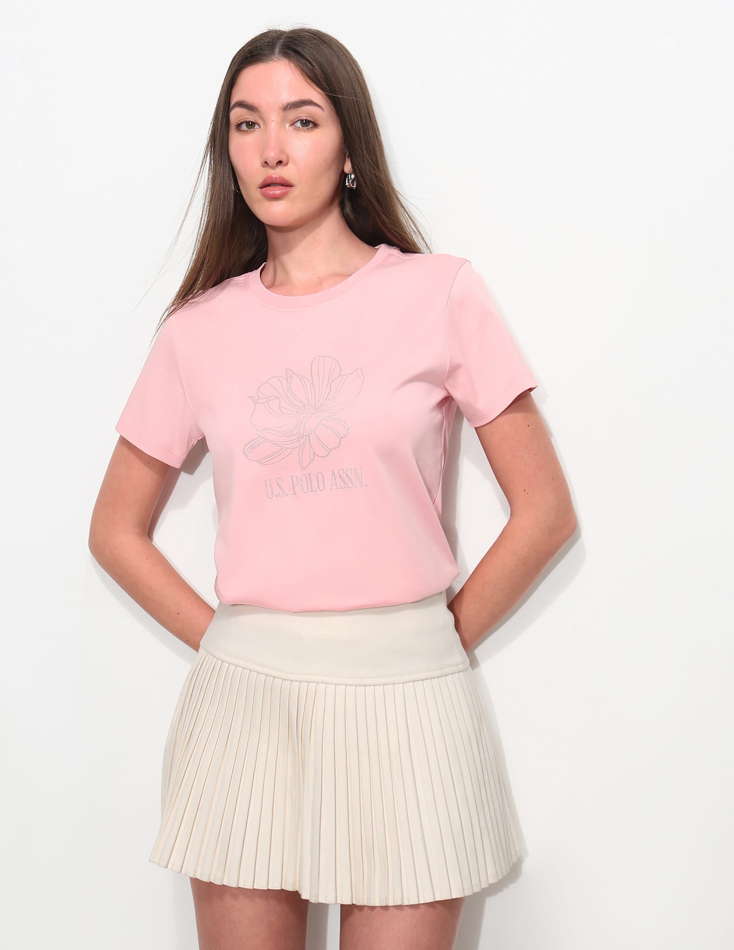 Regular Fit Floral Printed T-Shirt