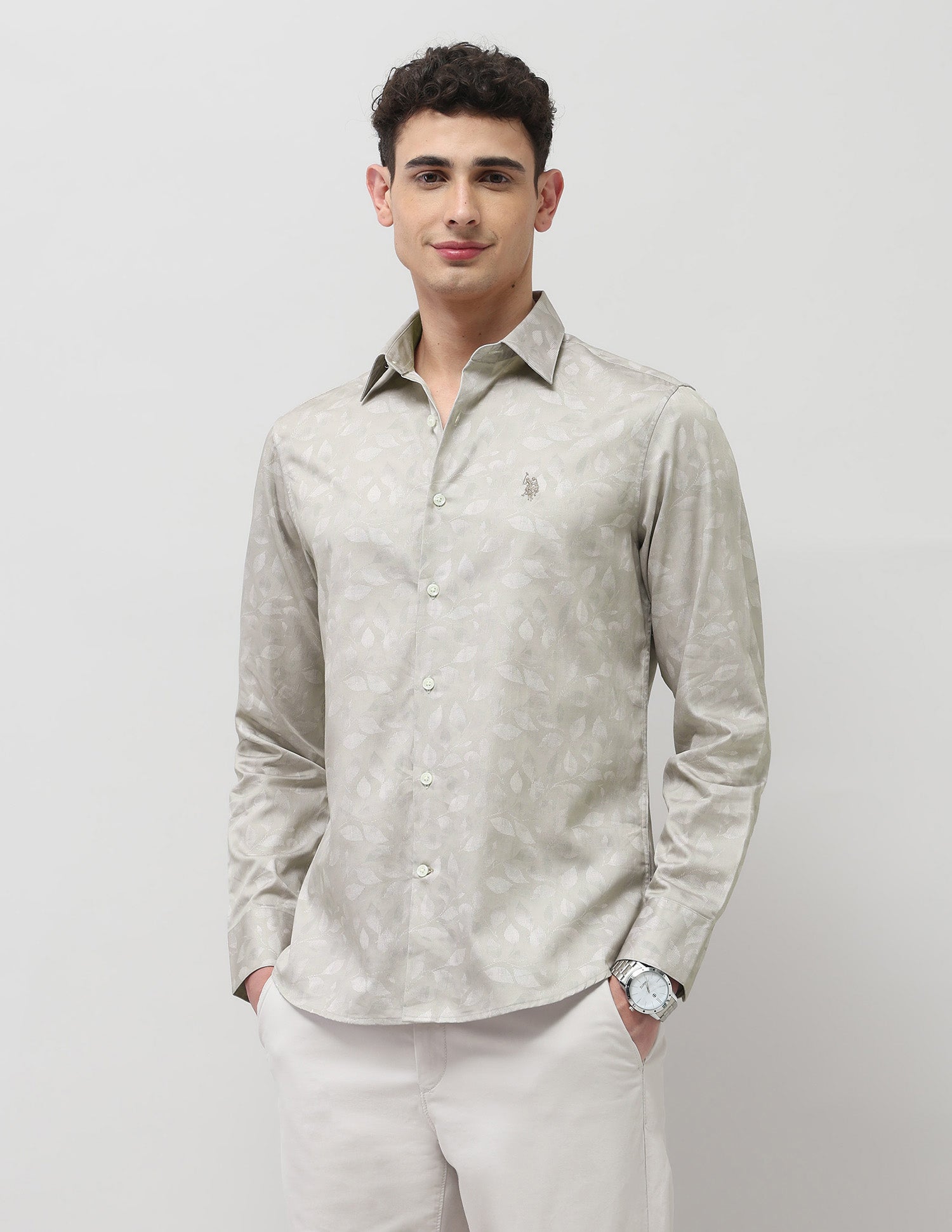 Pure Cotton Tropical Printed Shirt