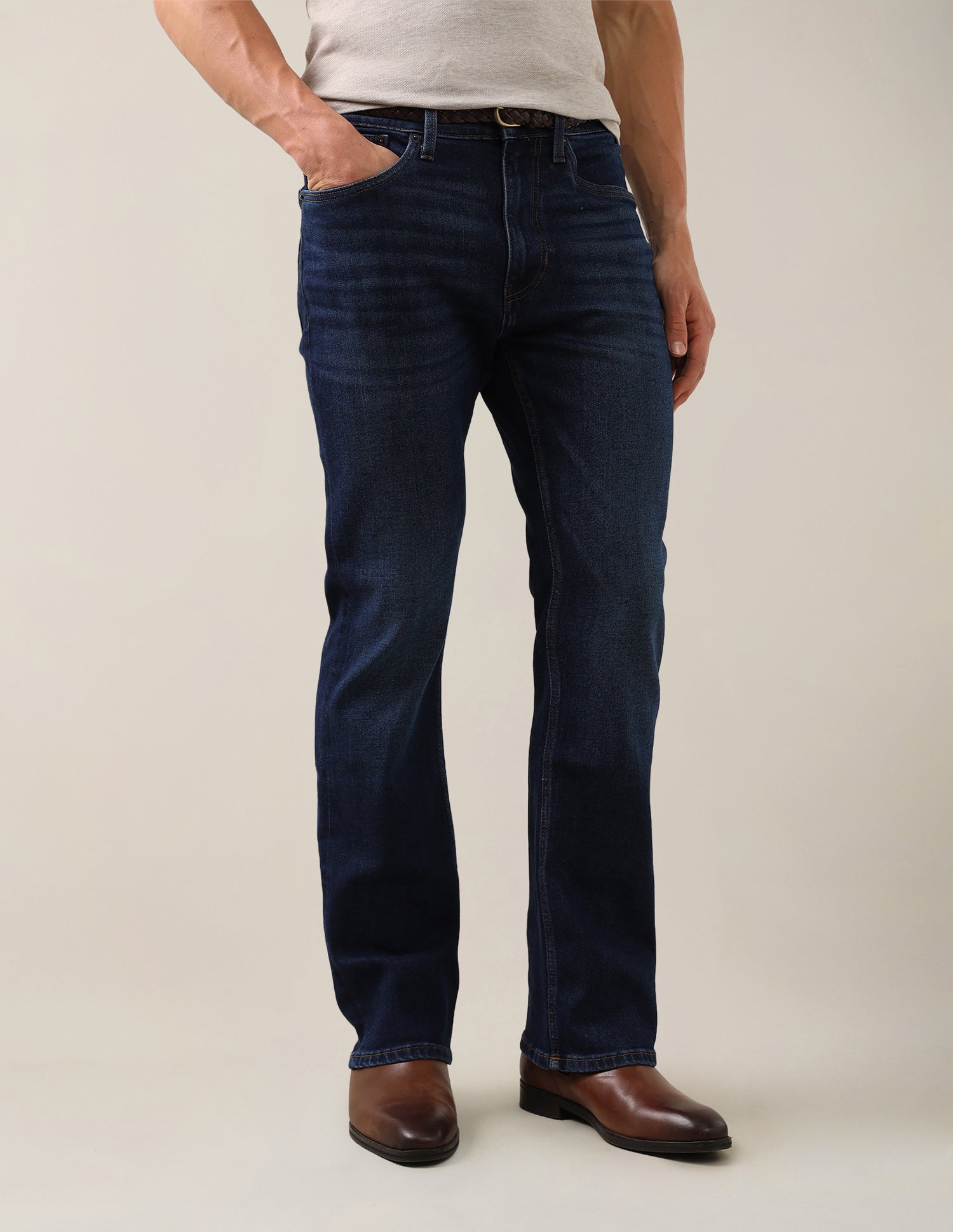 Connor Bootcut Fit Blue Jeans Dark Blue - U.S. Polo Assn. India | Large