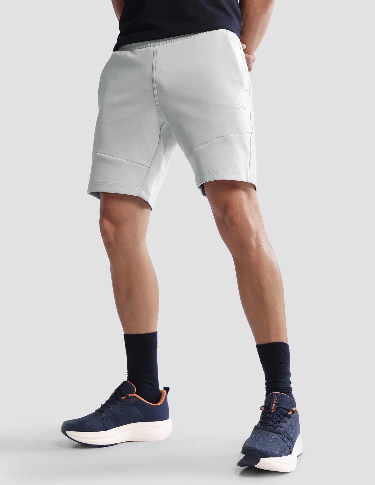 Solid Regular Fit Active Shorts