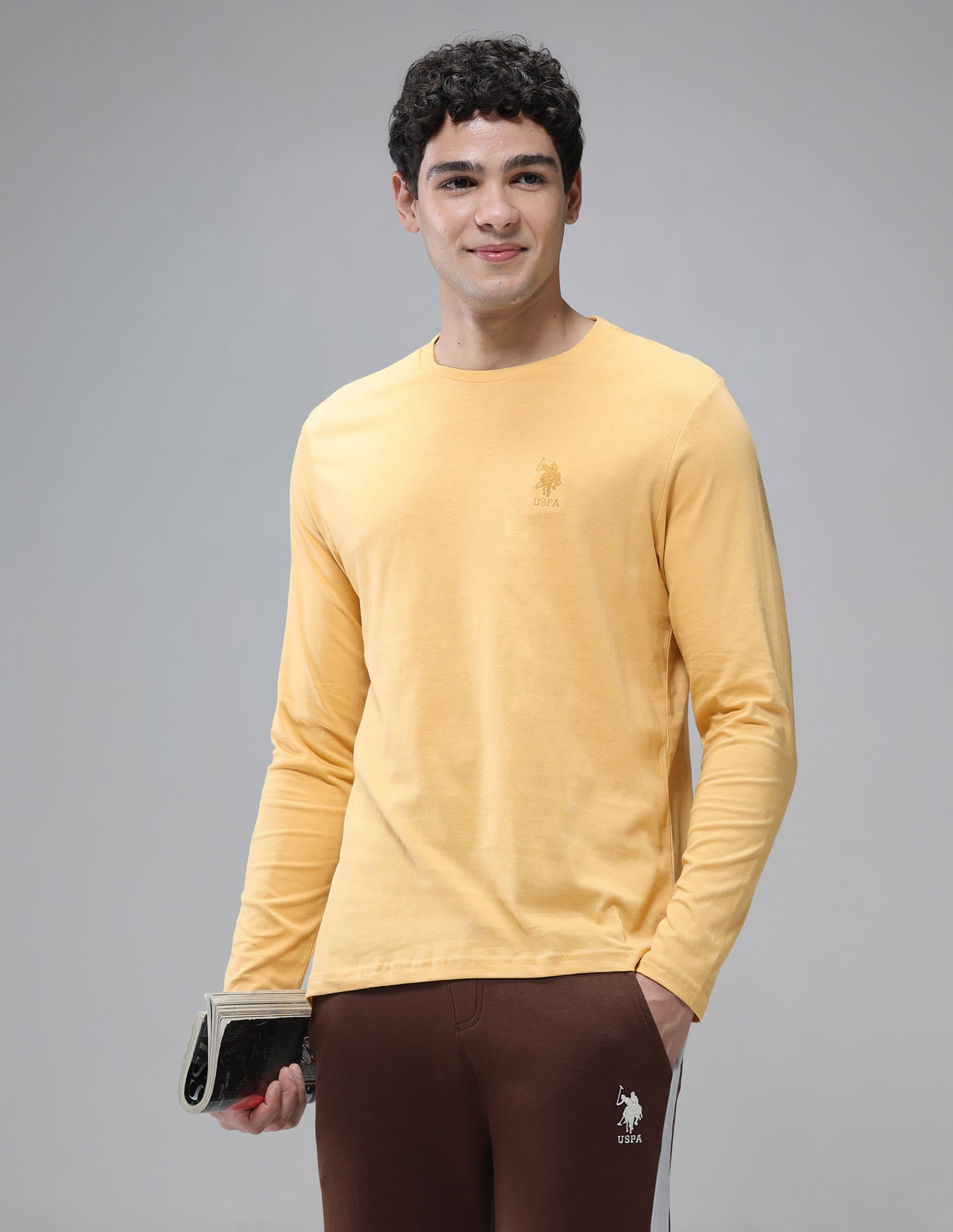 Henley Neck Solid I693 Lounge T-Shirt - Pack Of 1