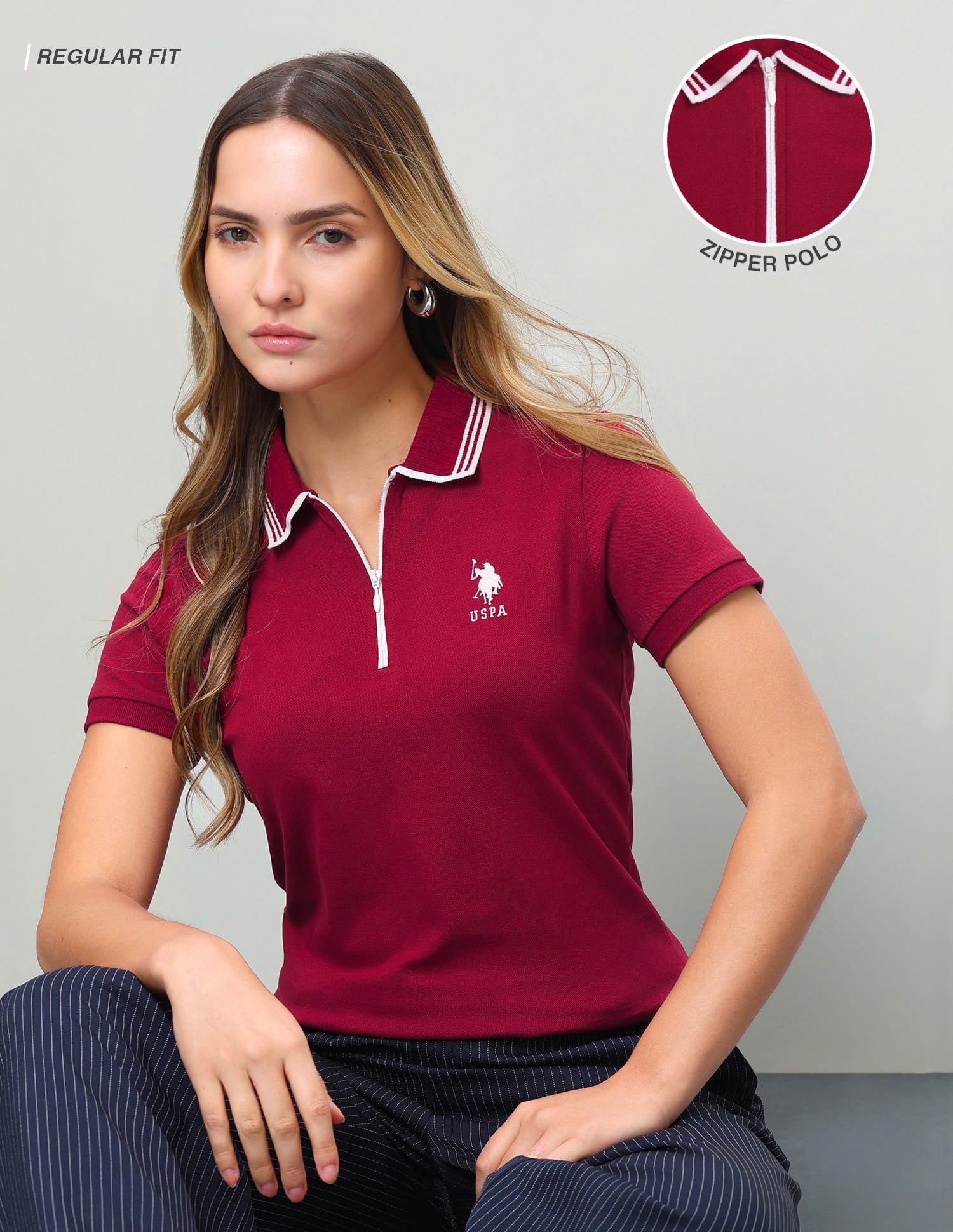 Solid Regular Fit Polo Shirt