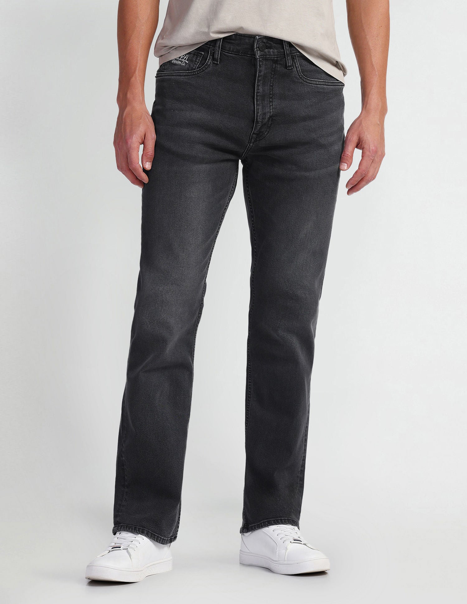 Connor Boot Cut Grey Jeans Charcoal Grey - U.S. Polo Assn. India | Large