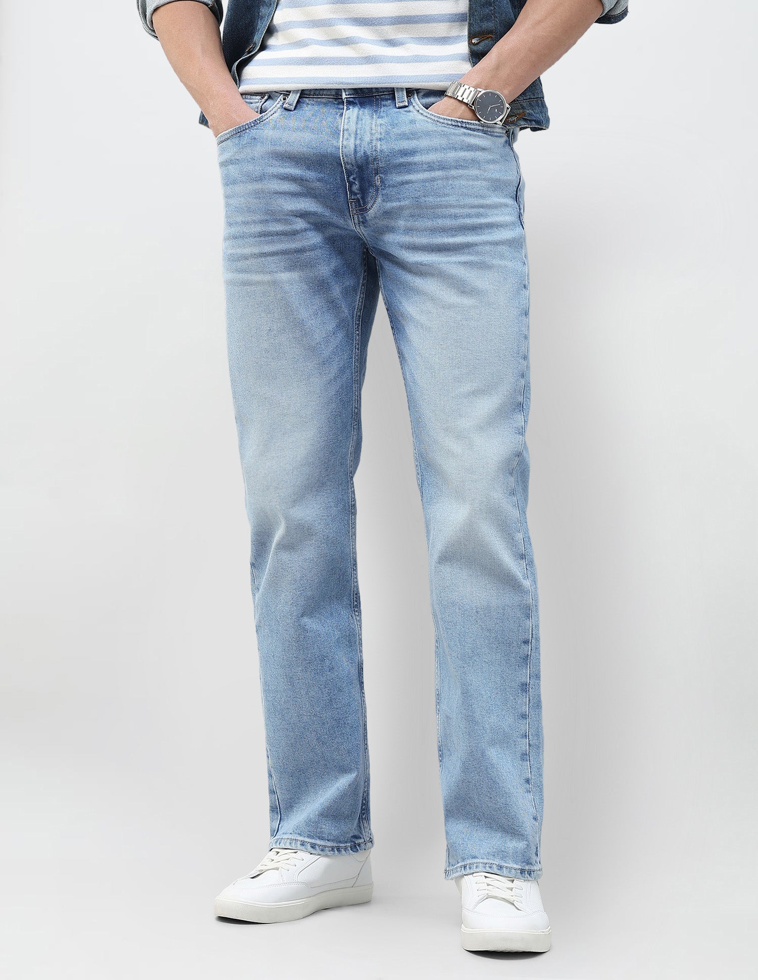 Connor Bootcut Fit Blue Jeans