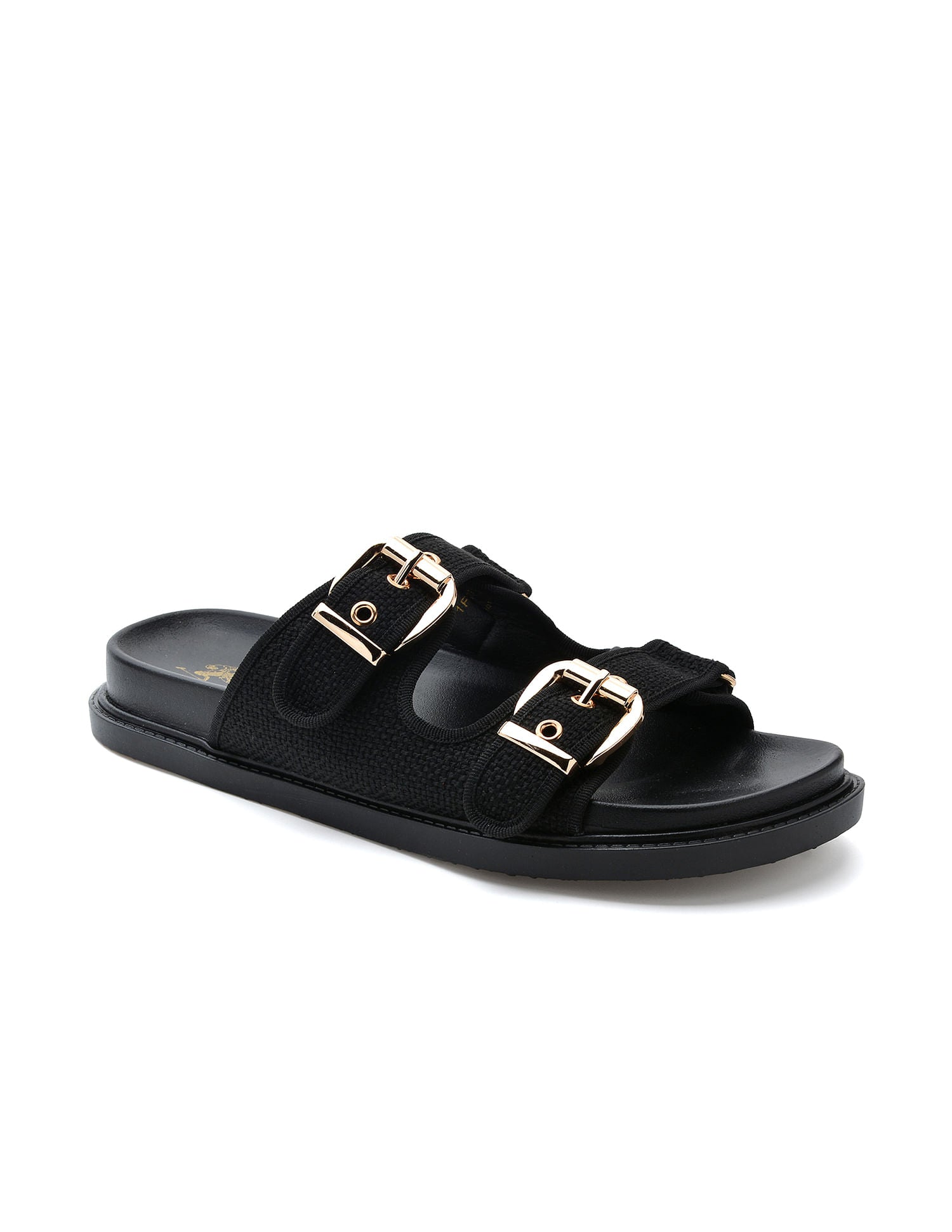 Textured Marcella Slippers Black - U.S. Polo Assn. India | Large