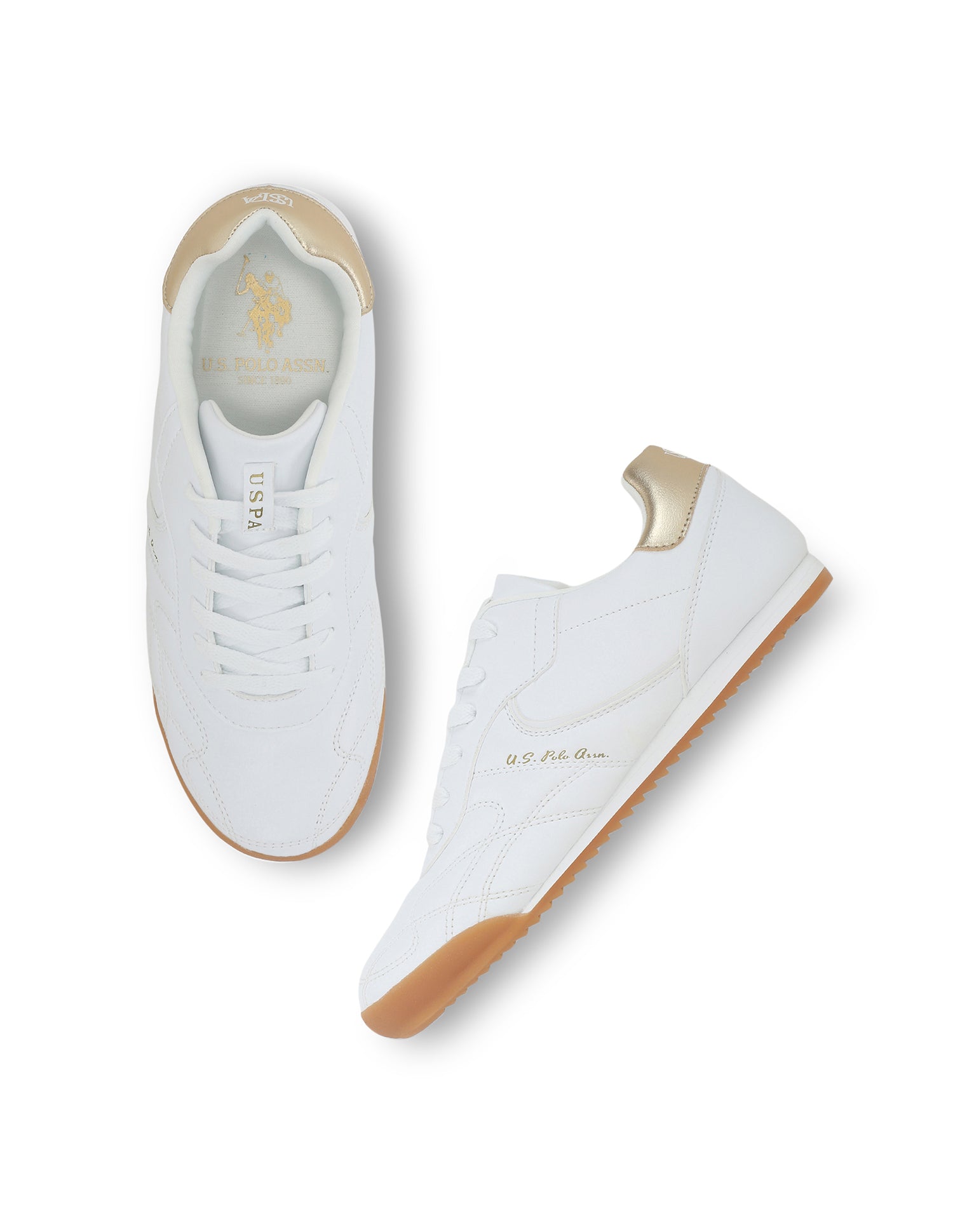 U.S. Polo Assn. Women Bruna Round Toe Casual Sneakers