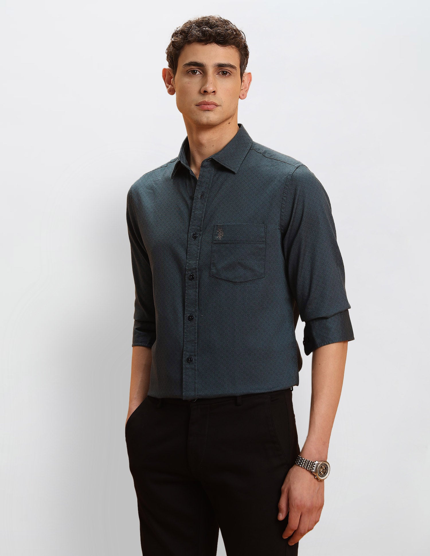 Dobby Tailored Fit Shirt