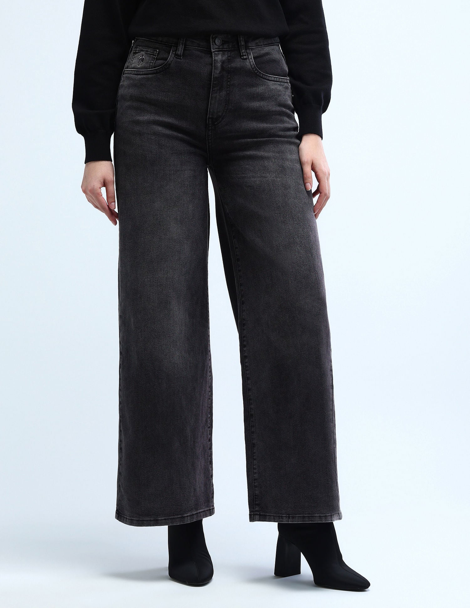 High Rise Ultra Wideleg Jeans