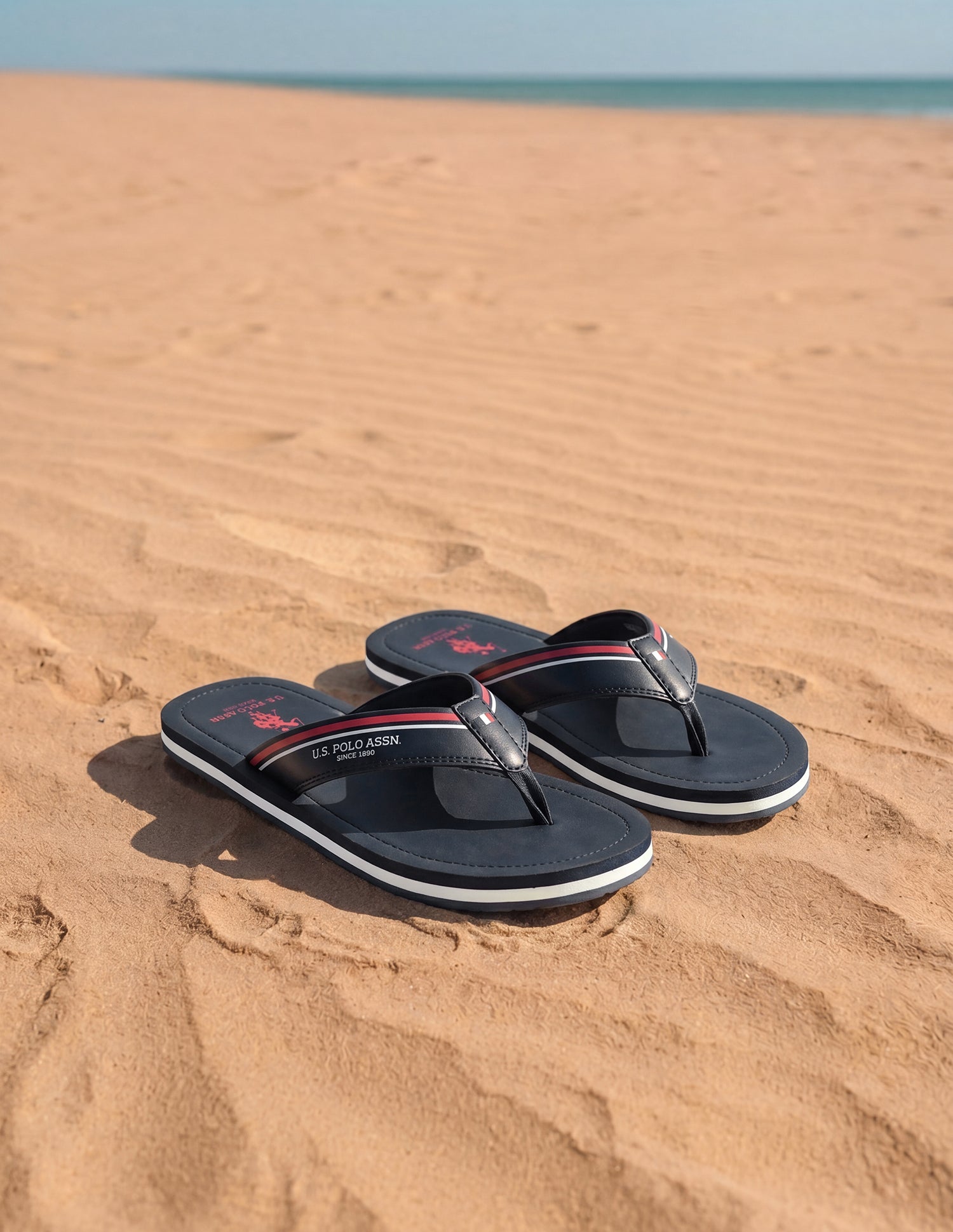 Men Nesta Striped Flip Flops