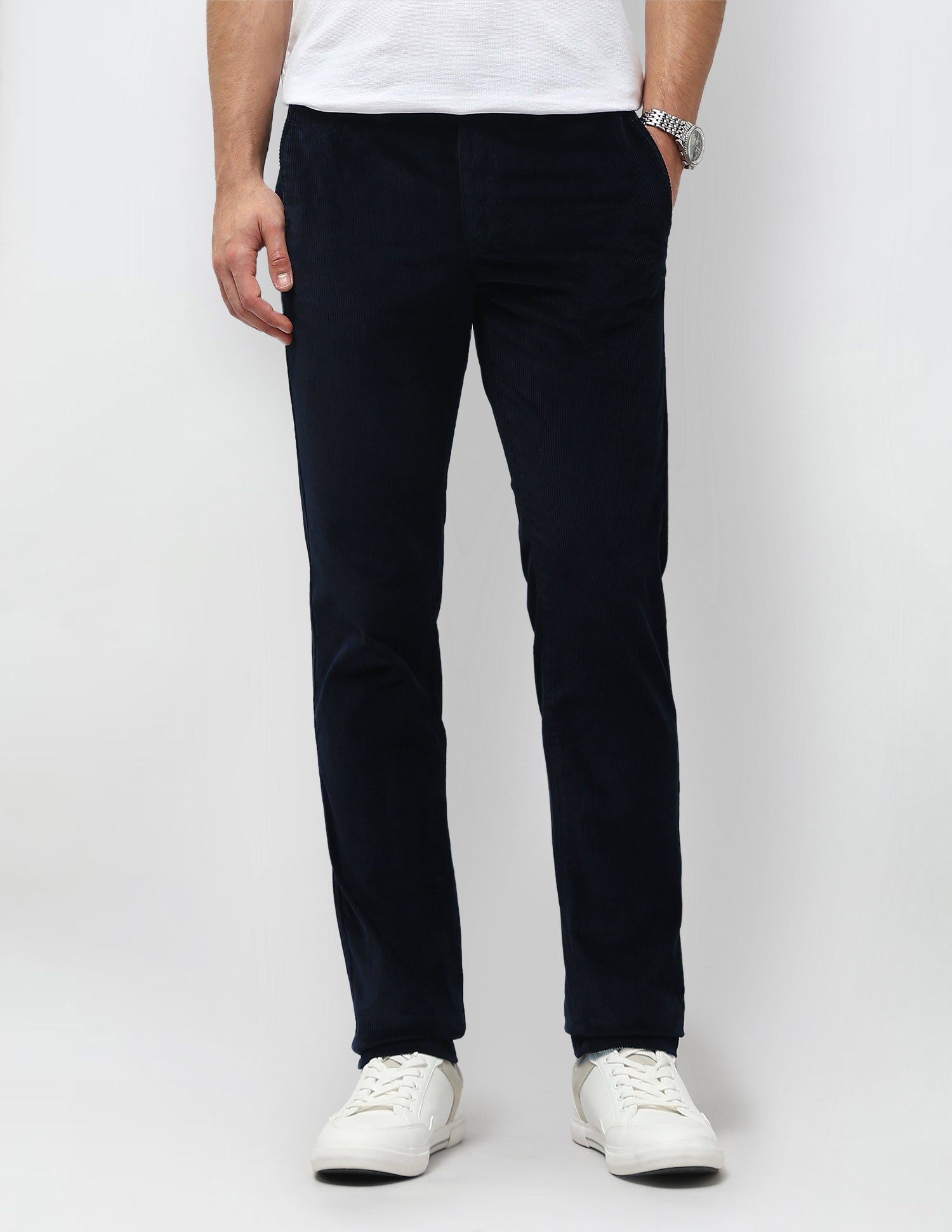 Denver Slim Fit Corduroy Trousers