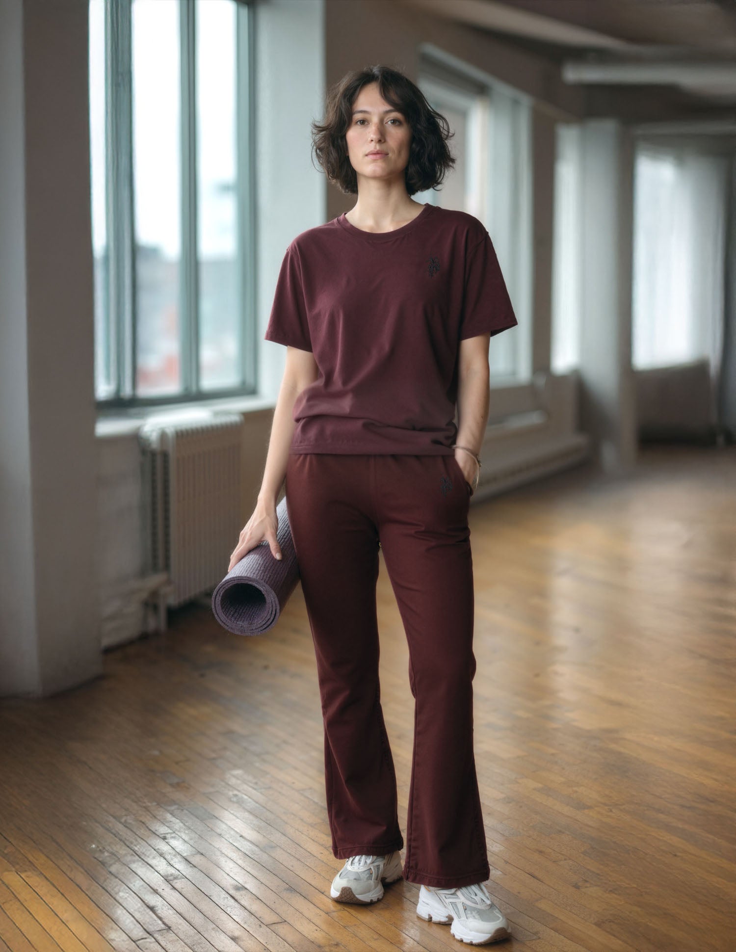High-Rise Flared Fit Lounge Pants