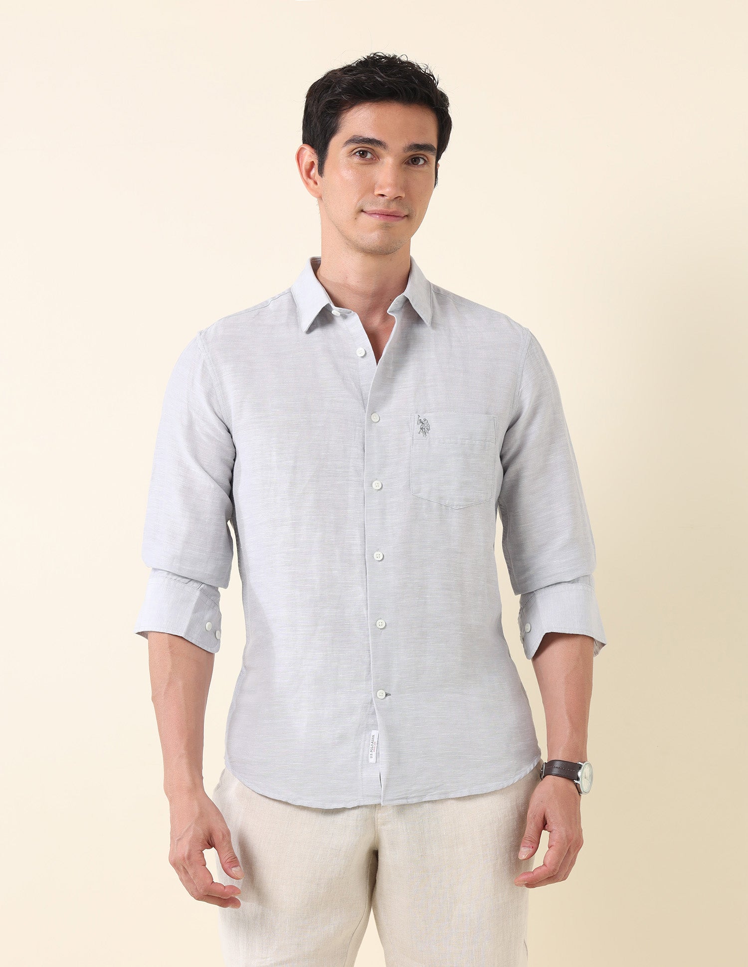 Tailored Fit Textured Shirt