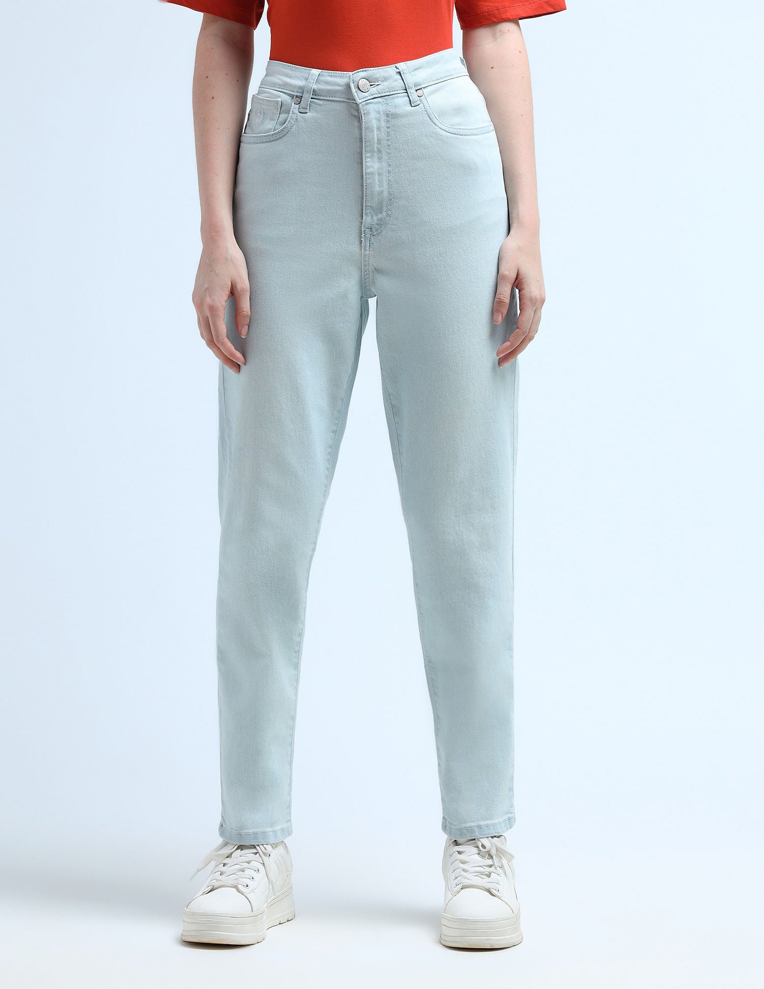 High Rise Mom Fit Jeans