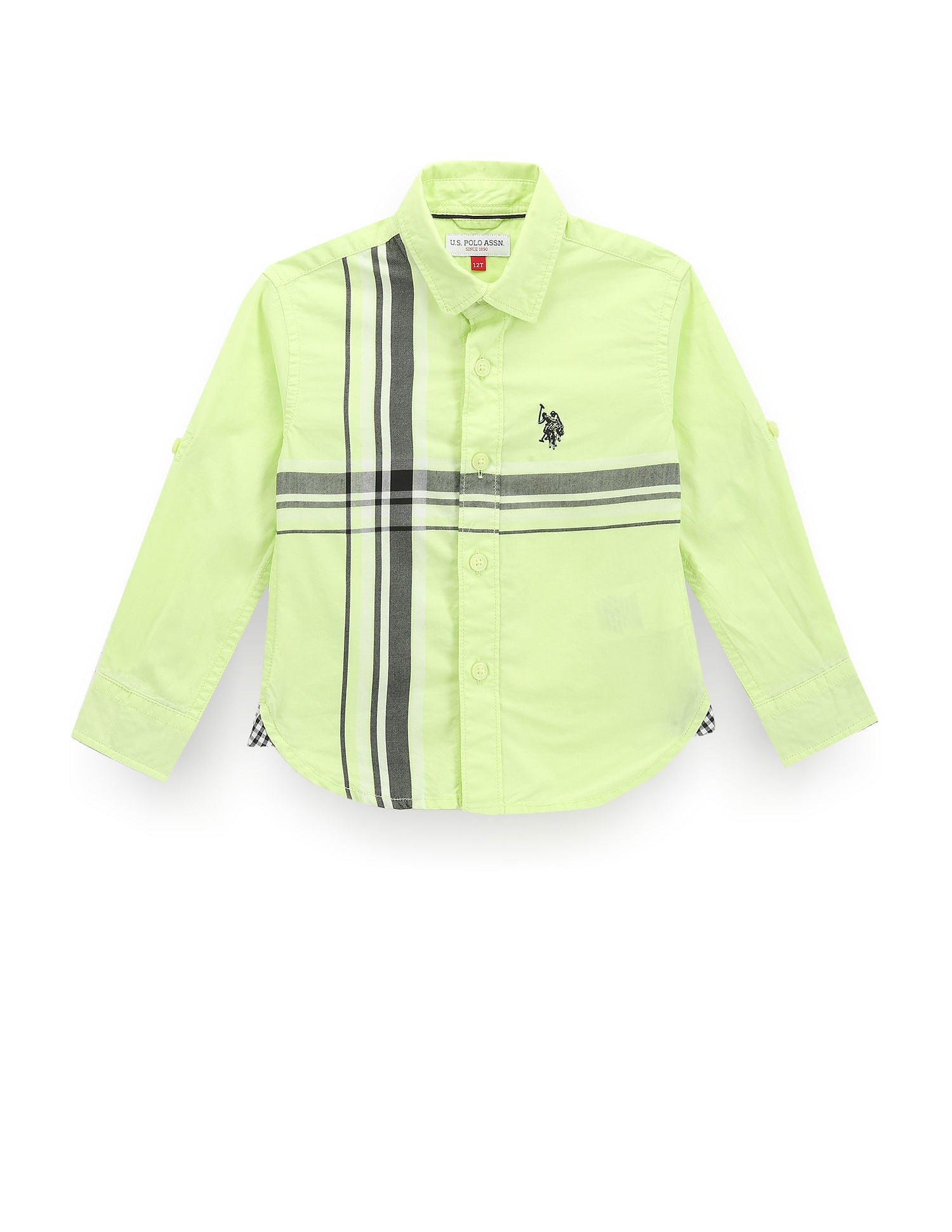 Boys Stripe Twill Shirt