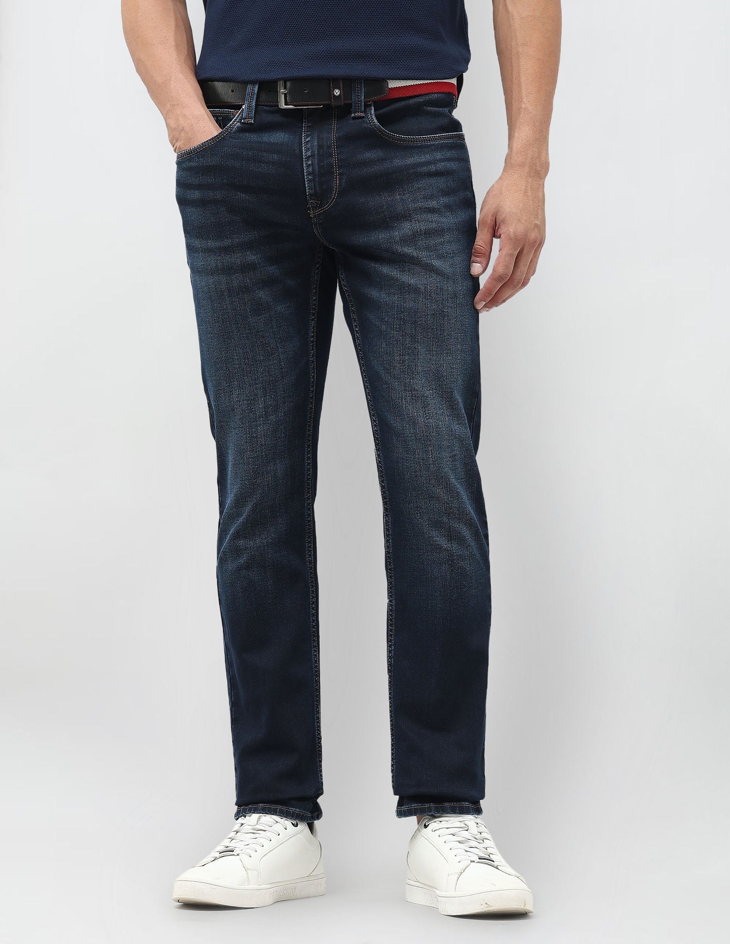 Regallo Skinny Fit Blue Jeans