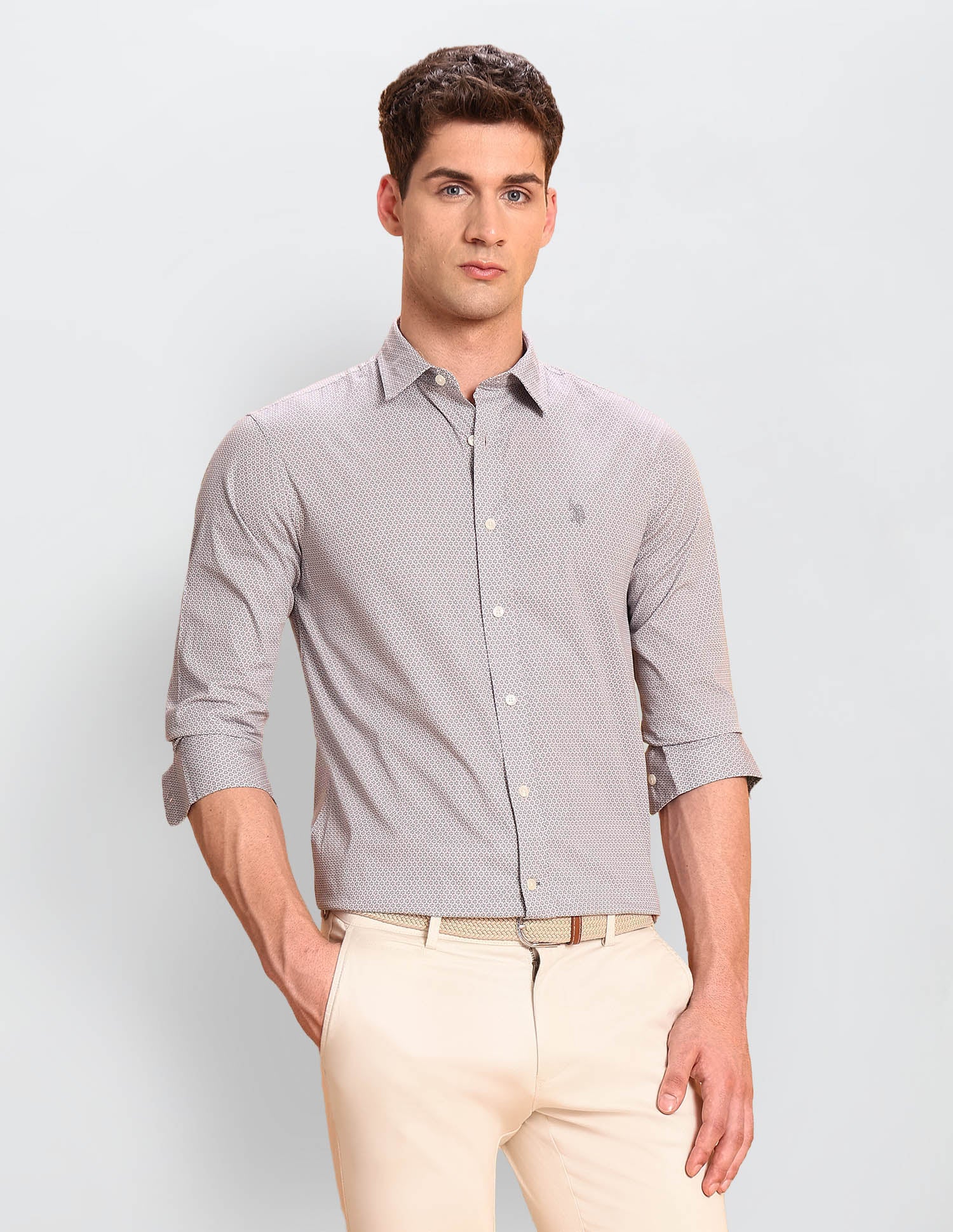 Floral Printed Tailored Fit Shirt