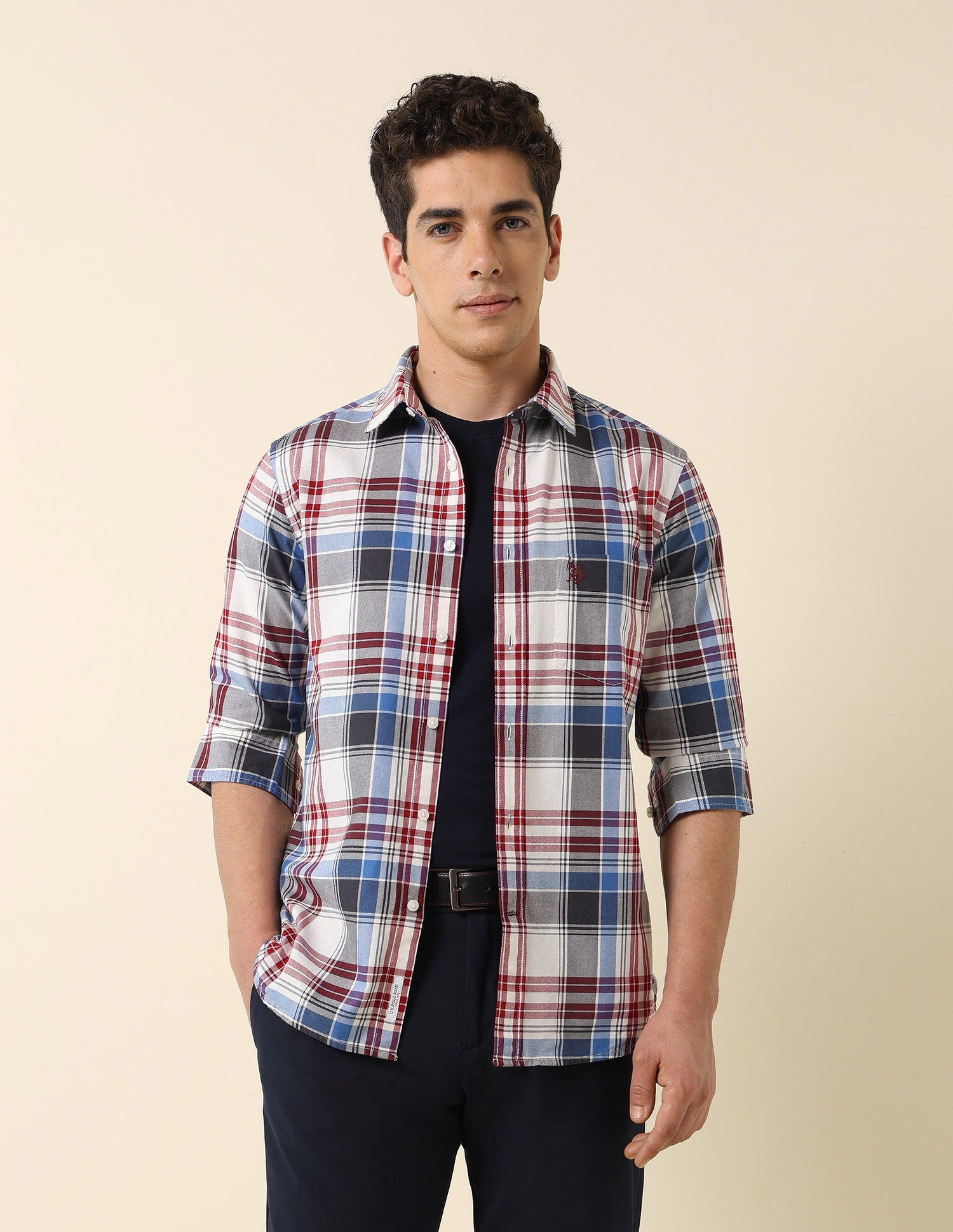 Pure Cotton Tartan Checked Shirt