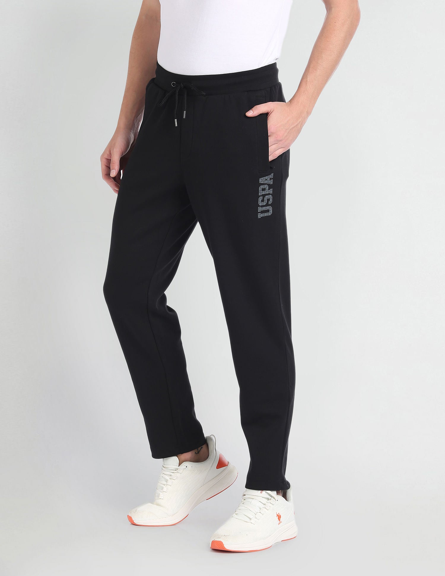 Mid Rise Solid Track Pants – U.S. Polo Assn. India