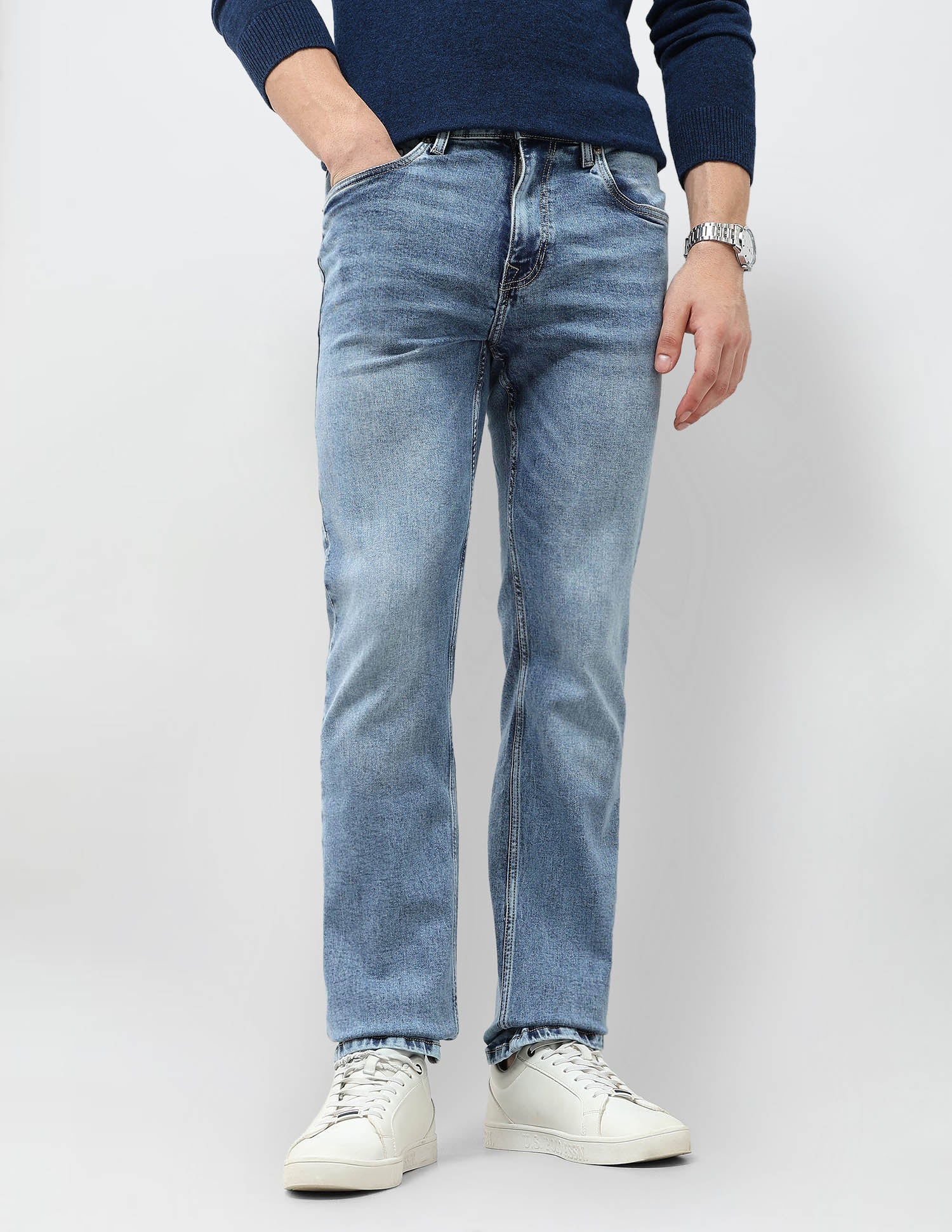 Connor Bootcut Blue Jeans