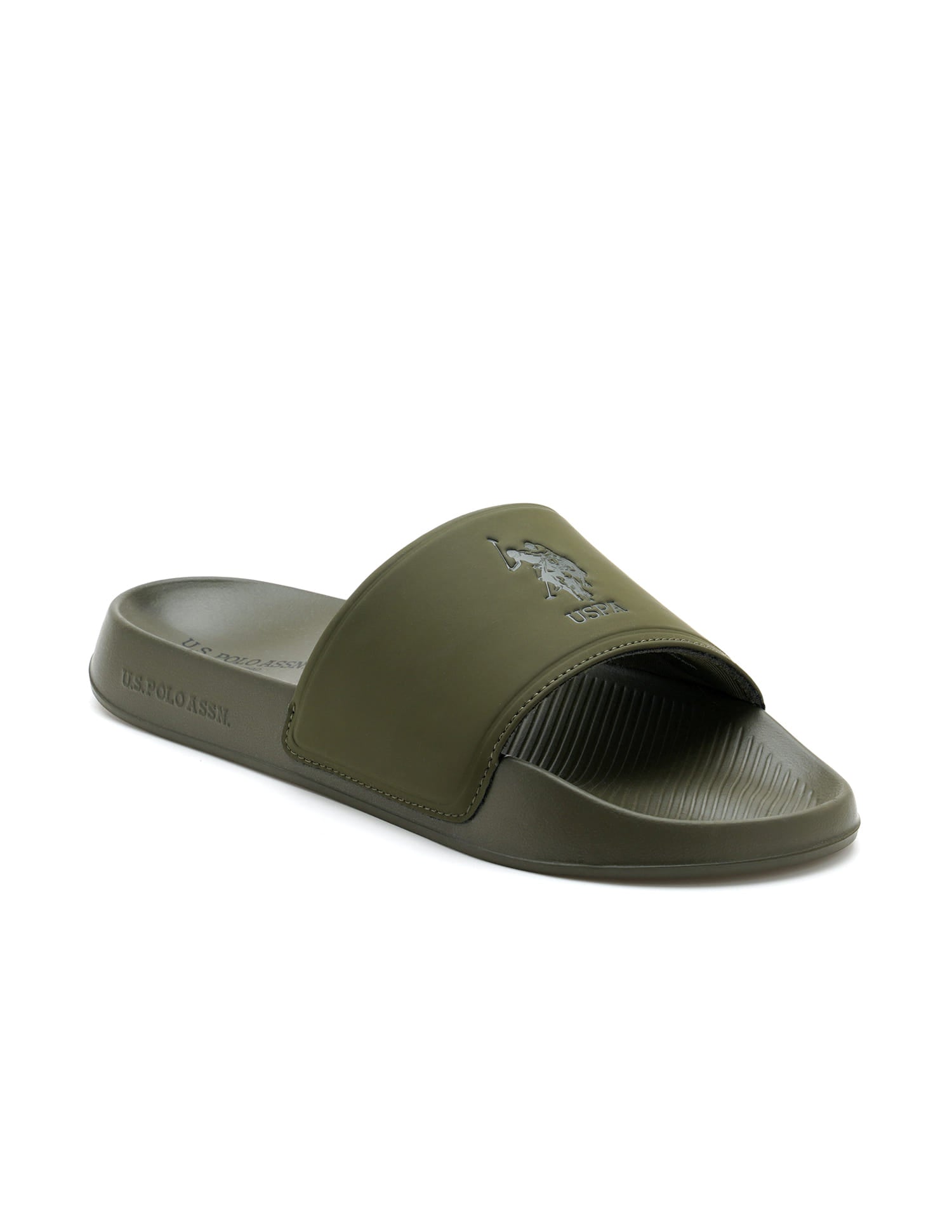 Men Roan Sliders Dark Green - U.S. Polo Assn. India | Large