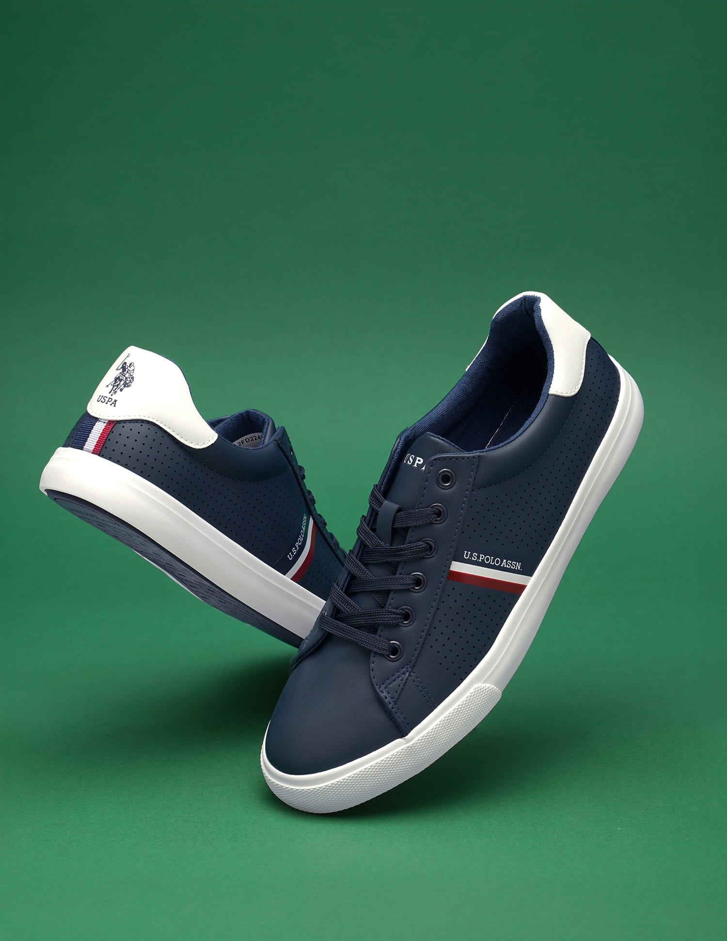 Men Capron 5.0 Solid Sneakers Navy - U.S. Polo Assn. India | Large
