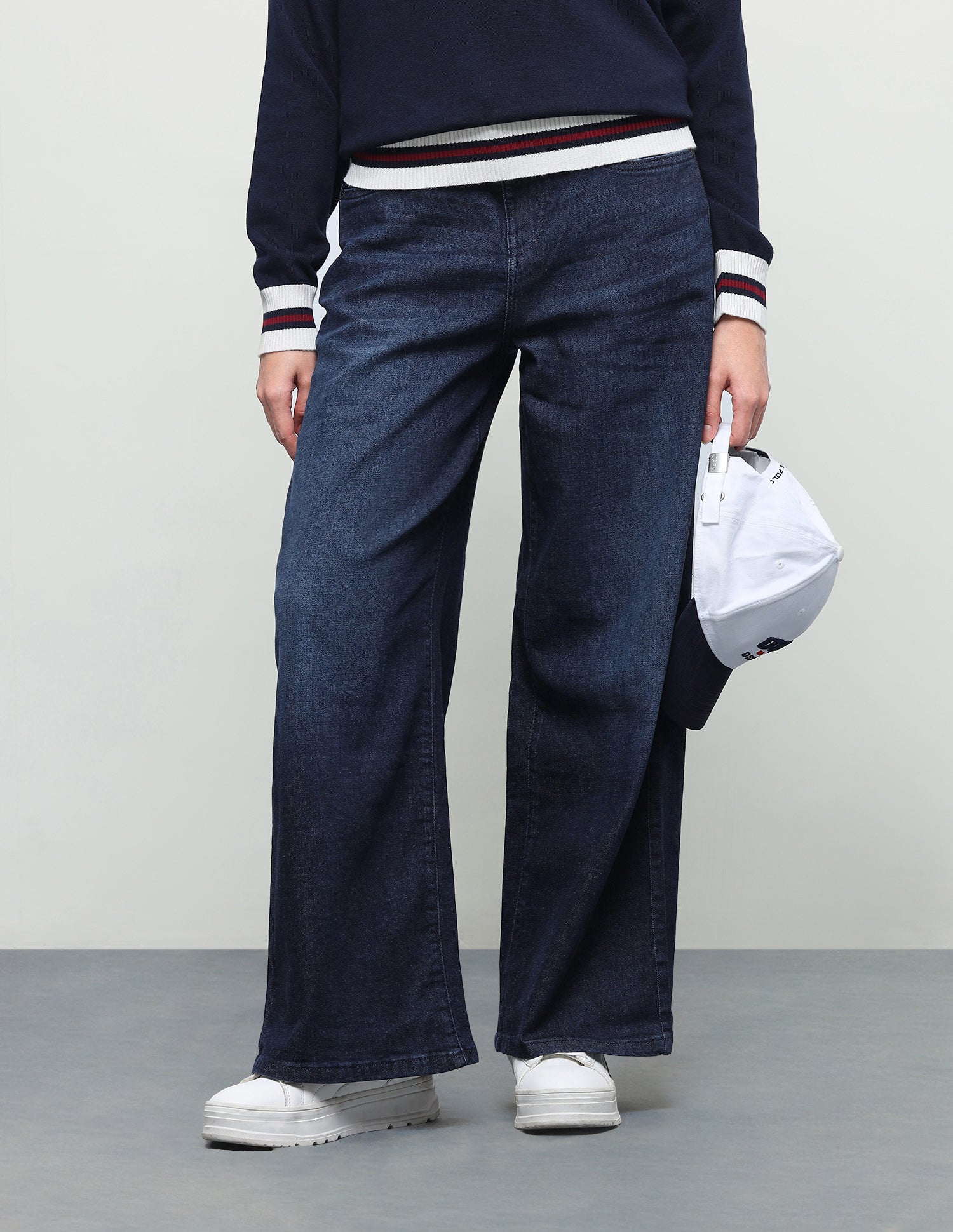Baggy Fit Blue Jeans Blue - U.S. Polo Assn. India | Large