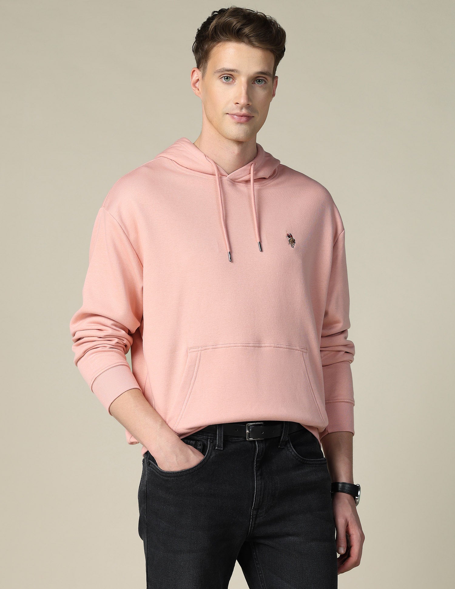 Solid Relaxed Fit Sweatshirt