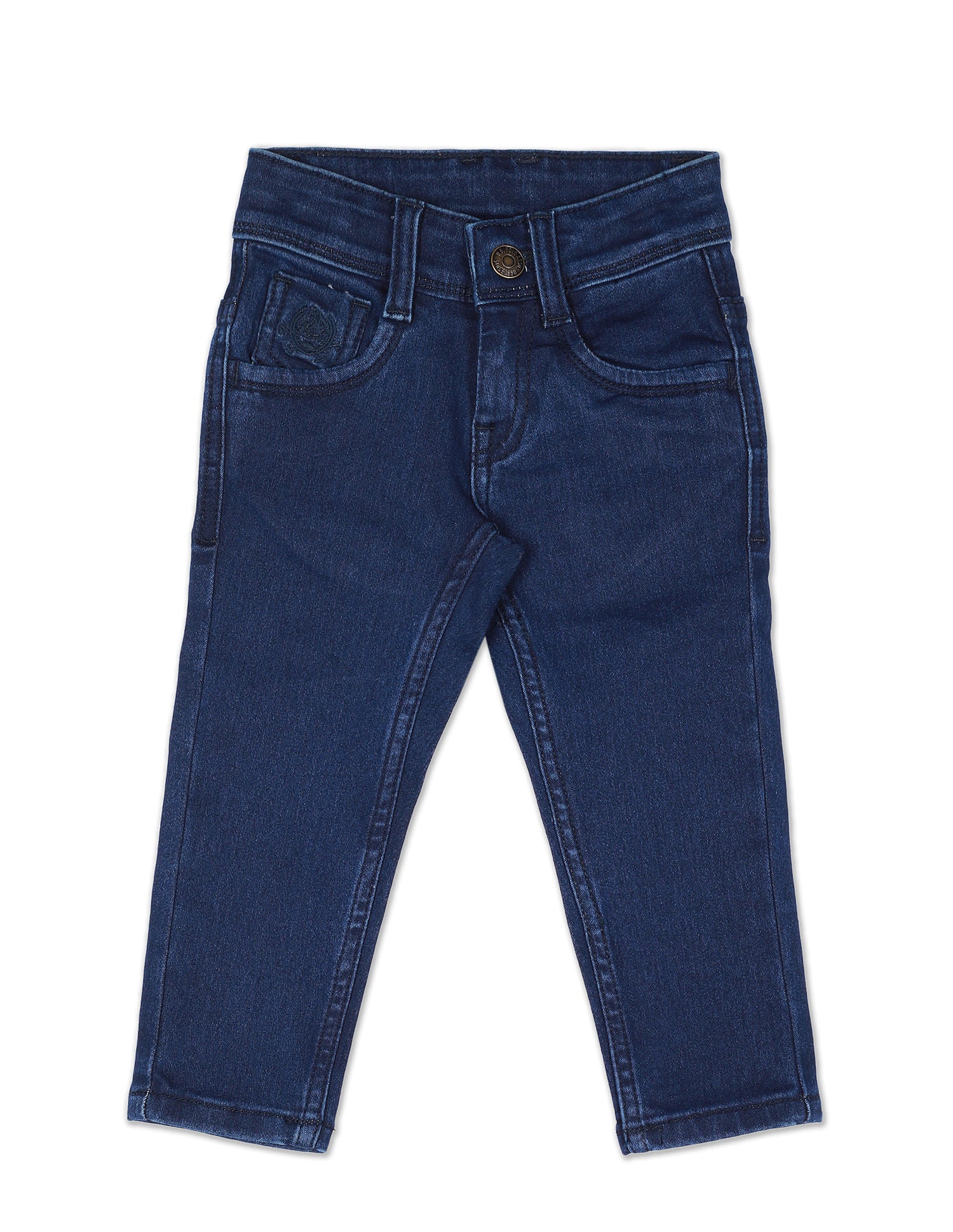 Boys Blue Skinny Fit Clean Look Jeans Blue - U.S. Polo Assn. India | Large