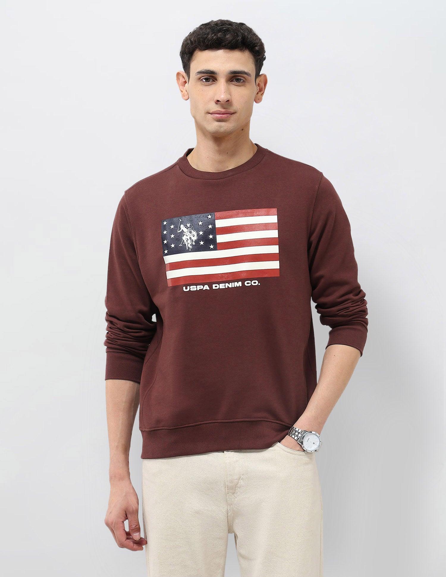 Graphic Printed Regular Fit Sweatshirt