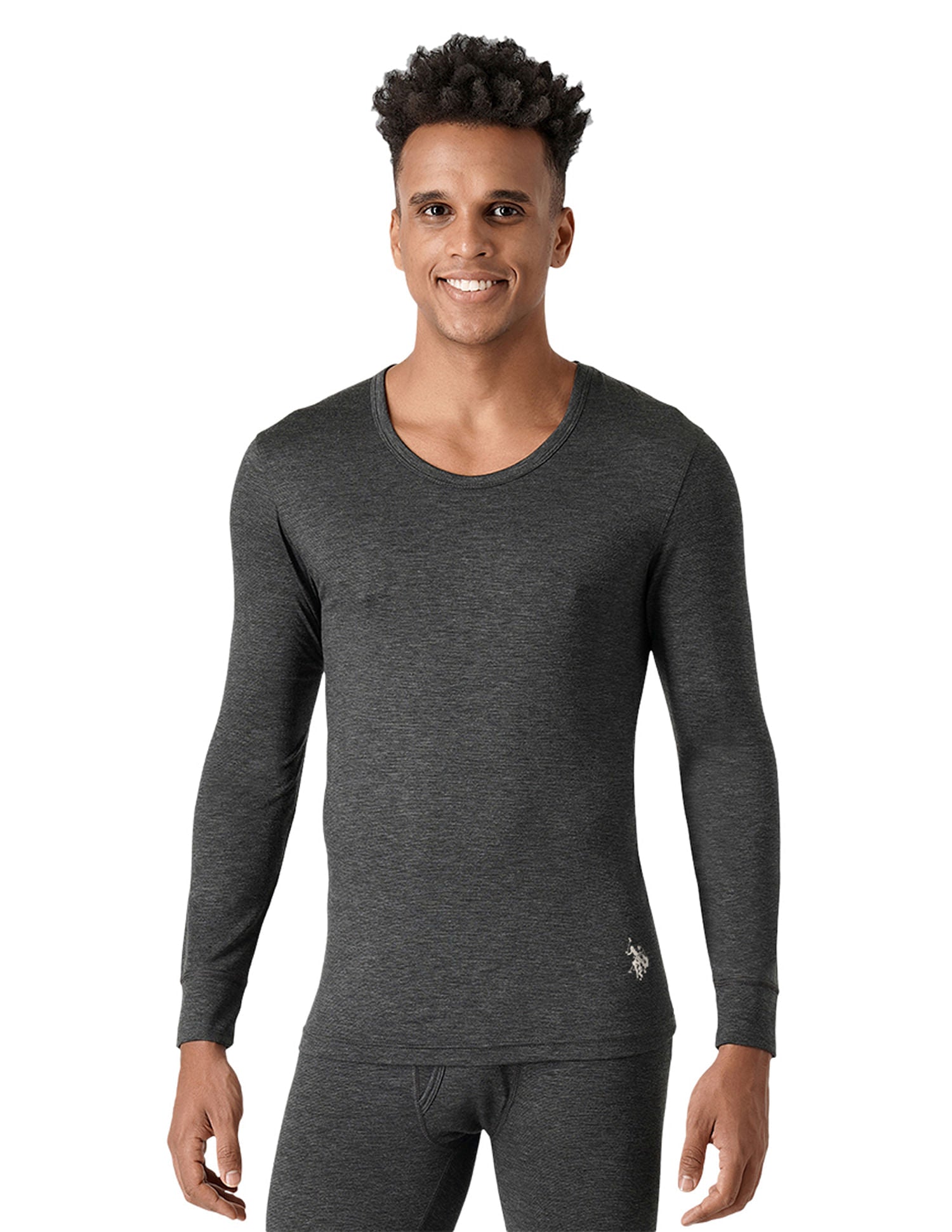 Slim Fit Heathered I755 Thermal T-Shirt - Pack Of 1