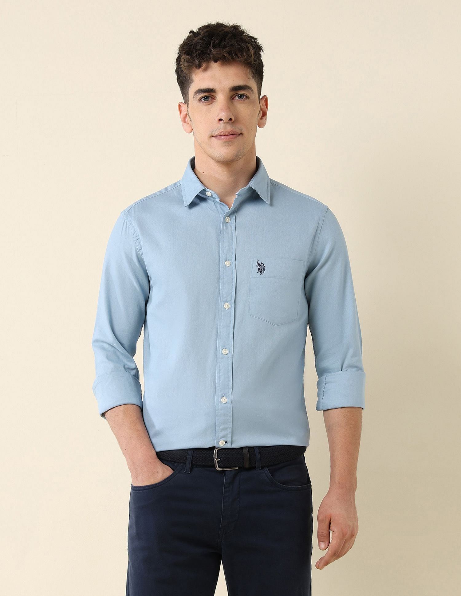 Tailored Fit Dobby Shirt