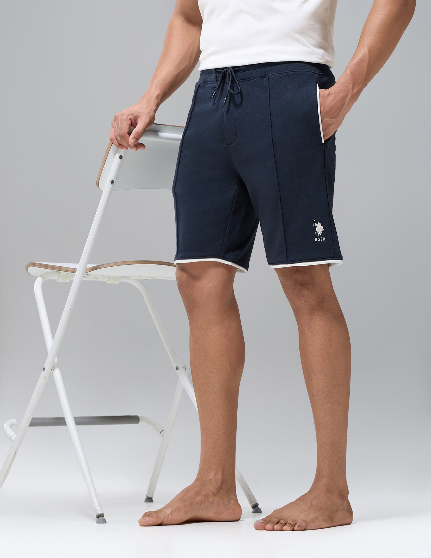Temperature Regulating OES12 Lounge Shorts Navy - U.S. Polo Assn. India | Large