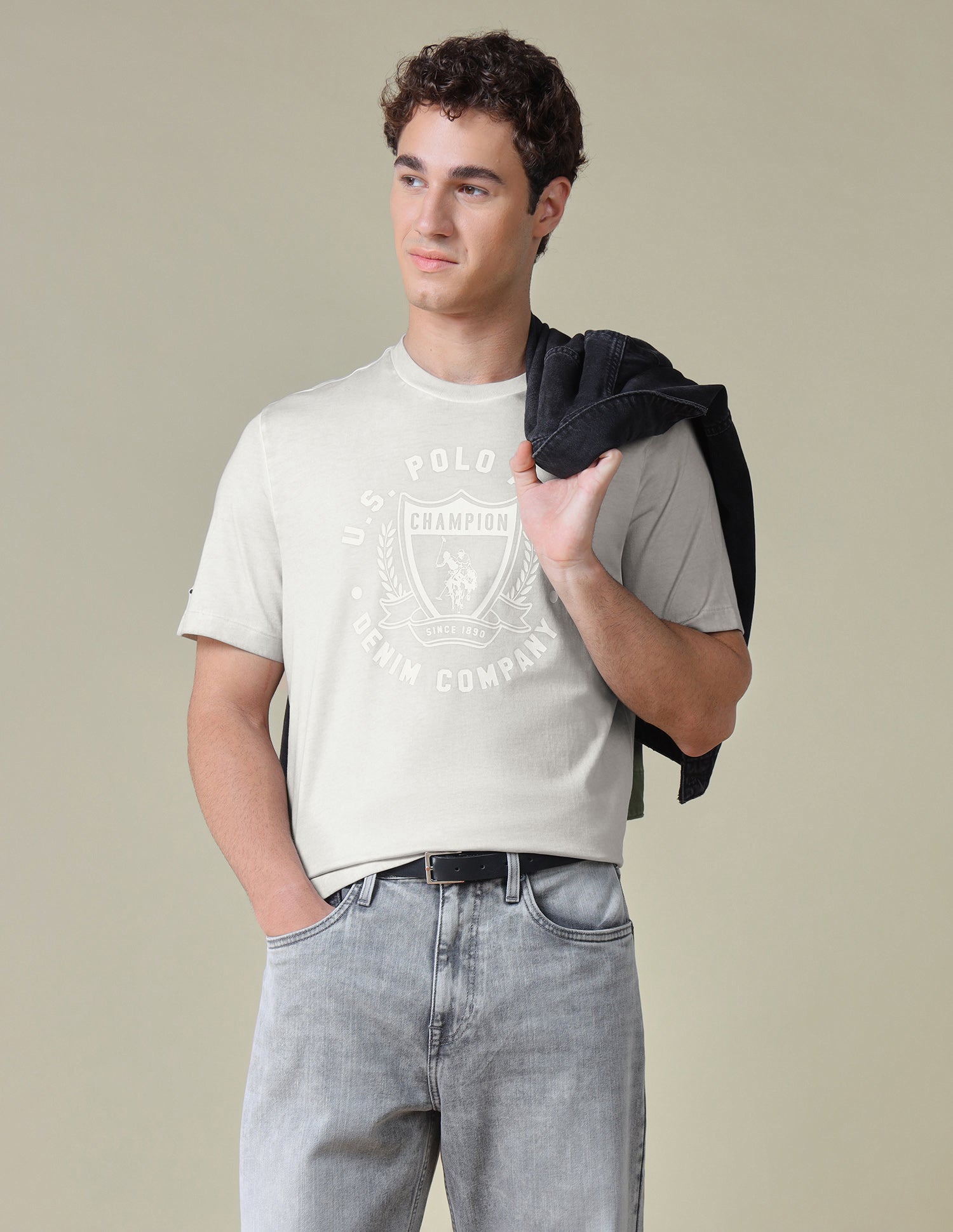 Graphic Brand Printed Relaxed Fit T-Shirt