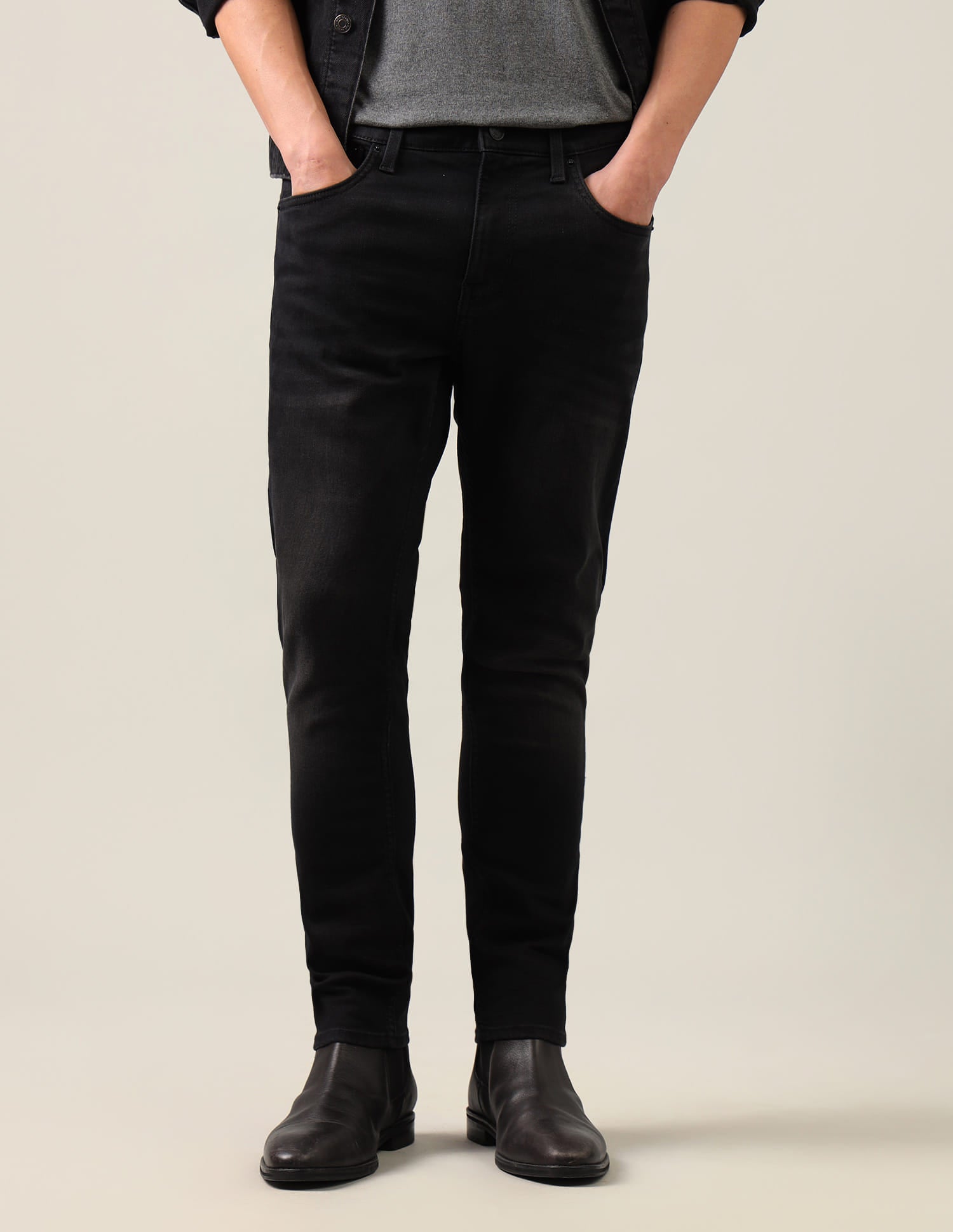Henry Tapered Fit Black Jeans Black - U.S. Polo Assn. India | Large