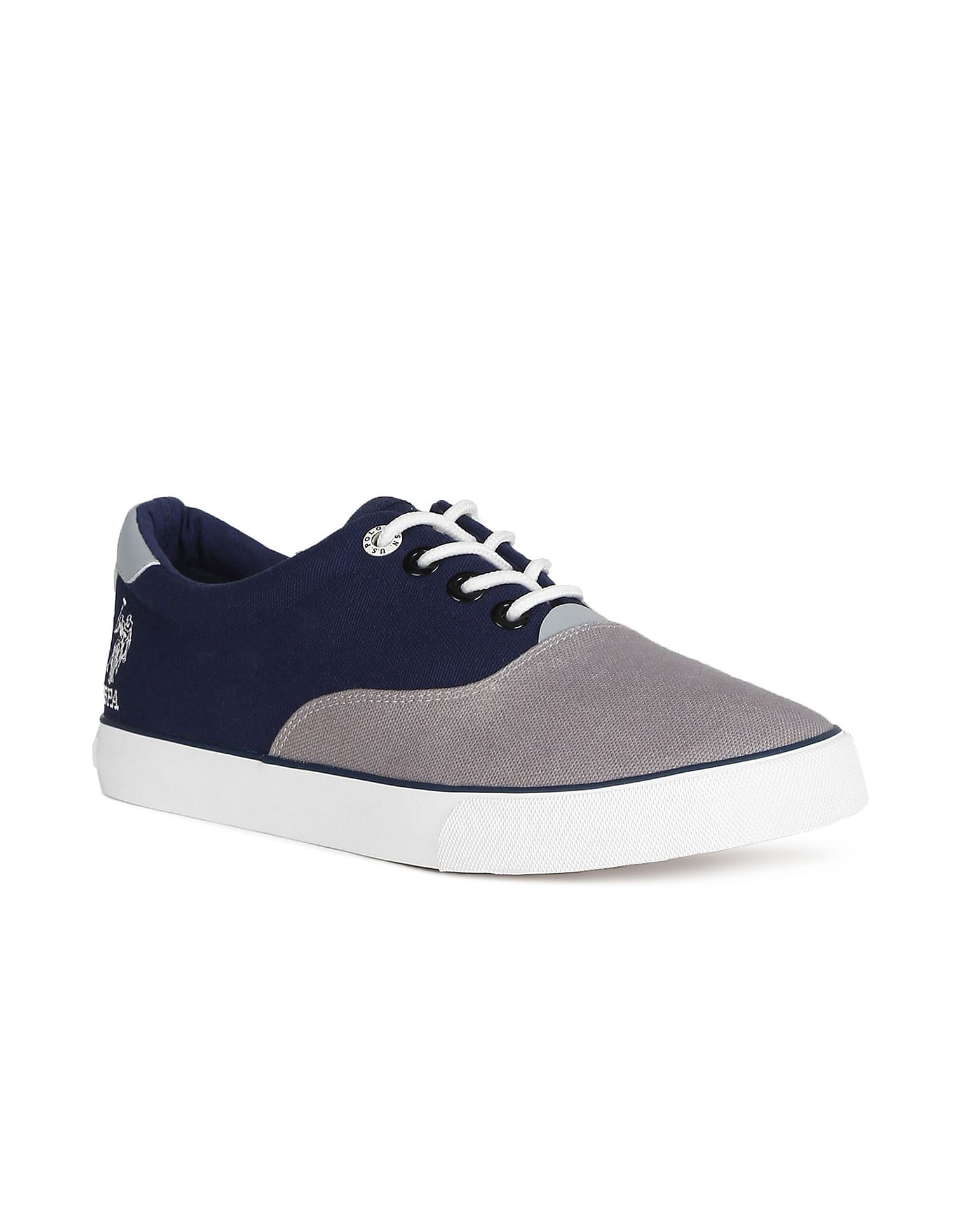 Canvas Lace Up Brentt 2.0 Sneakers Navy - U.S. Polo Assn. India | Large