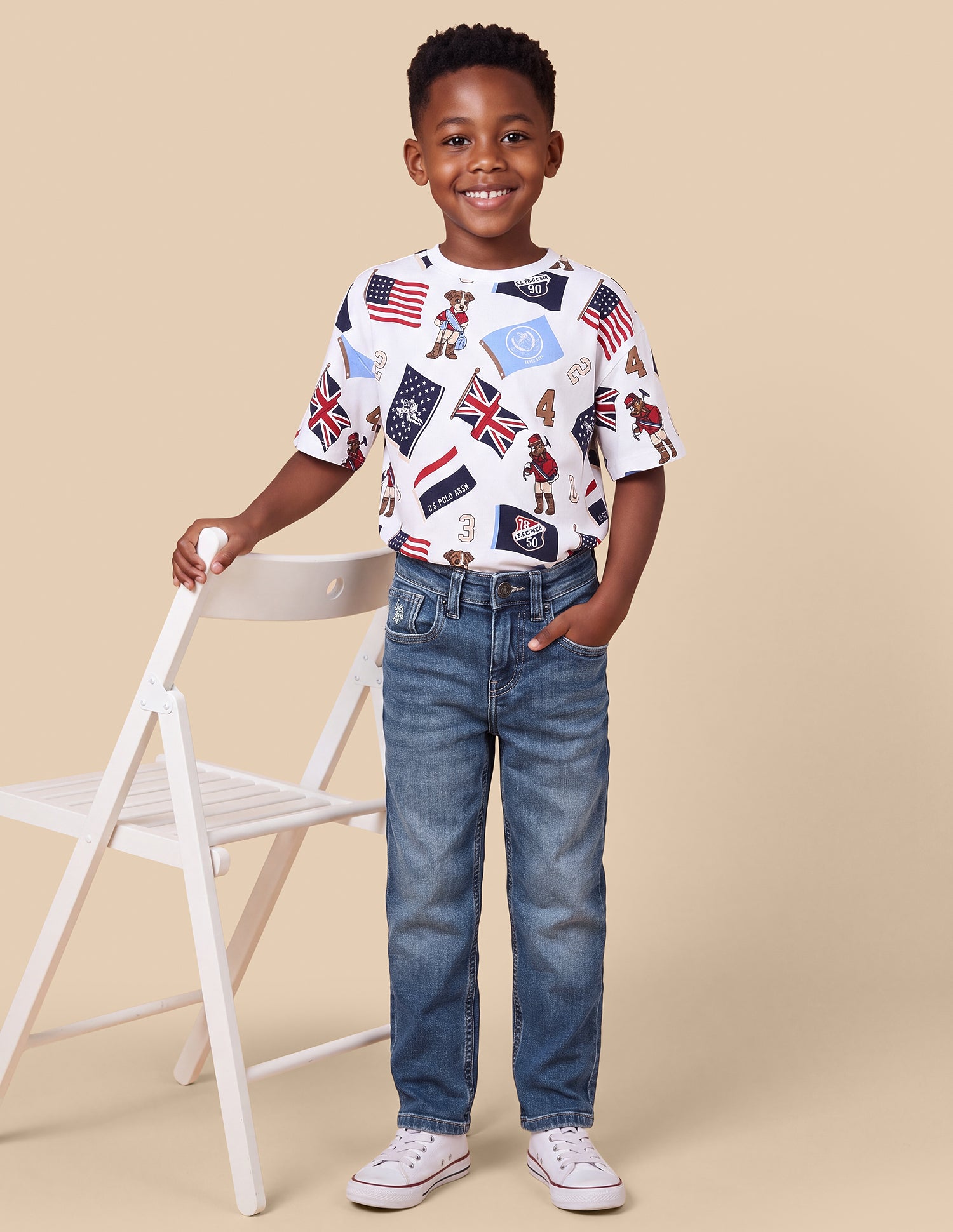 Shawn Baggy Fit Blue Jeans Blue - U.S. Polo Assn. India | Large