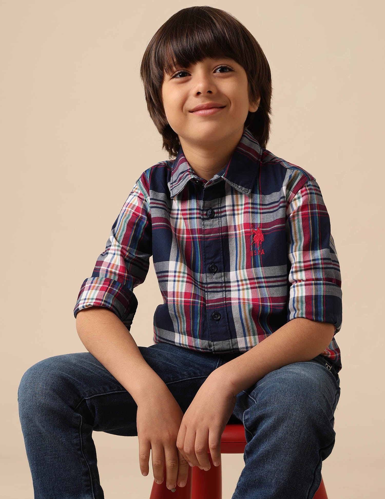 Boys All Over Printed Pure Cotton Shirt